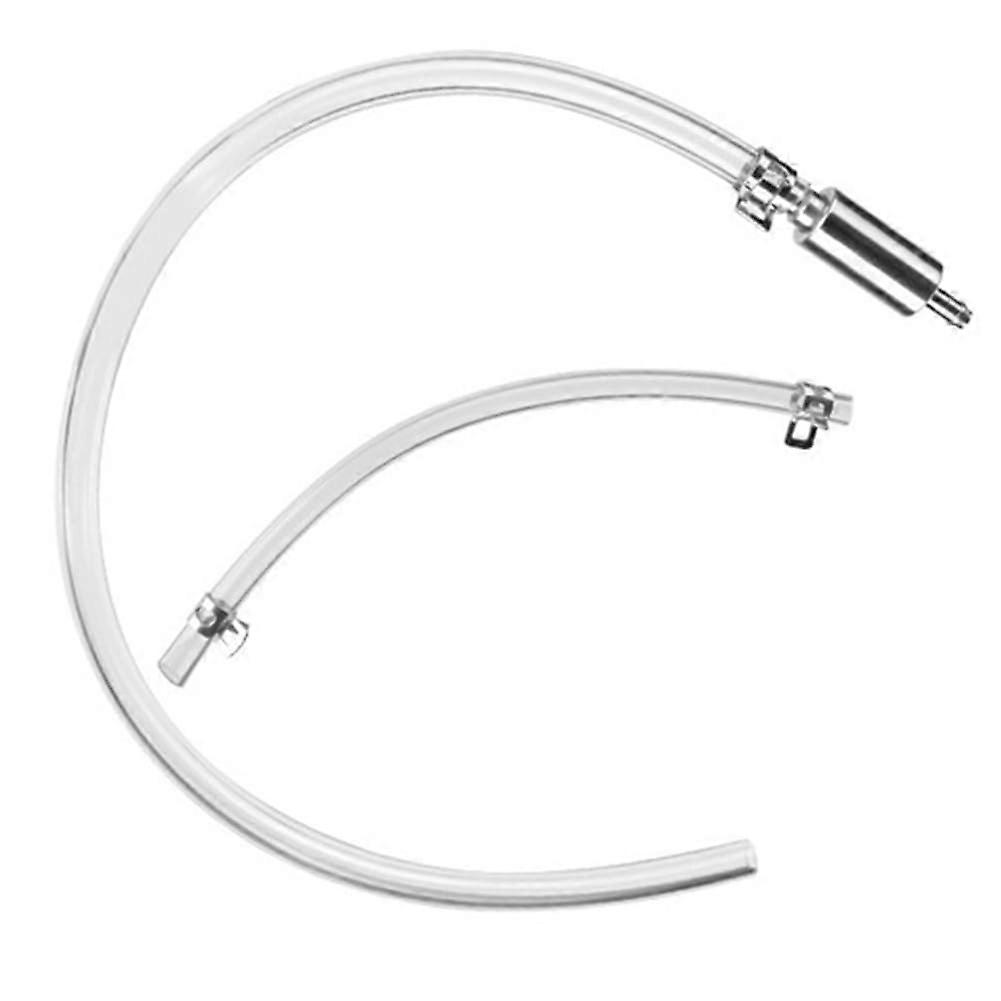 White Silicone Brake Bleeding Tool Set for Motorcycles, Fuel Lines and Hydraulic Clutches