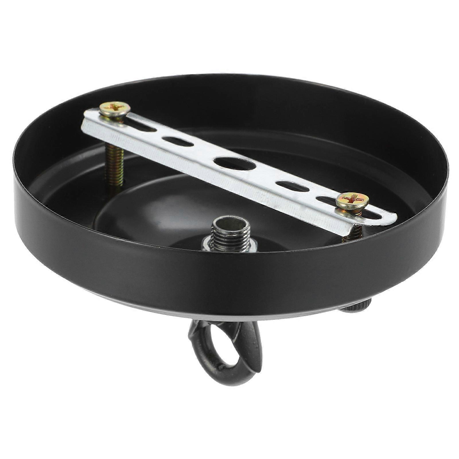 Ceiling Hanging Canopy For Homeowners Decorative Plate Black Simple Retro Style 1Set