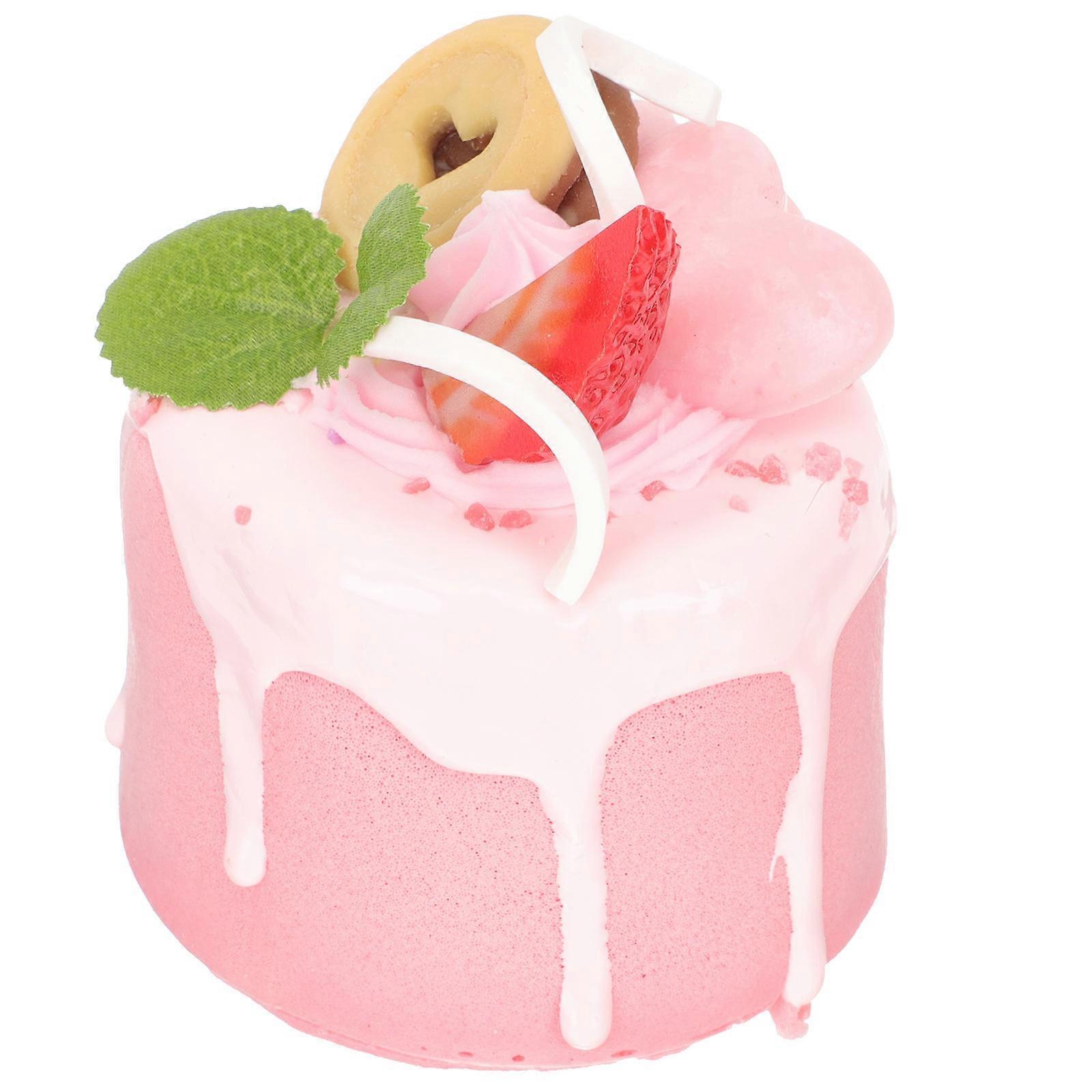 Artificial Cake Model With Realistic Appearance Suitable For Educational Purpose And Food Shop Supplies 1Pack