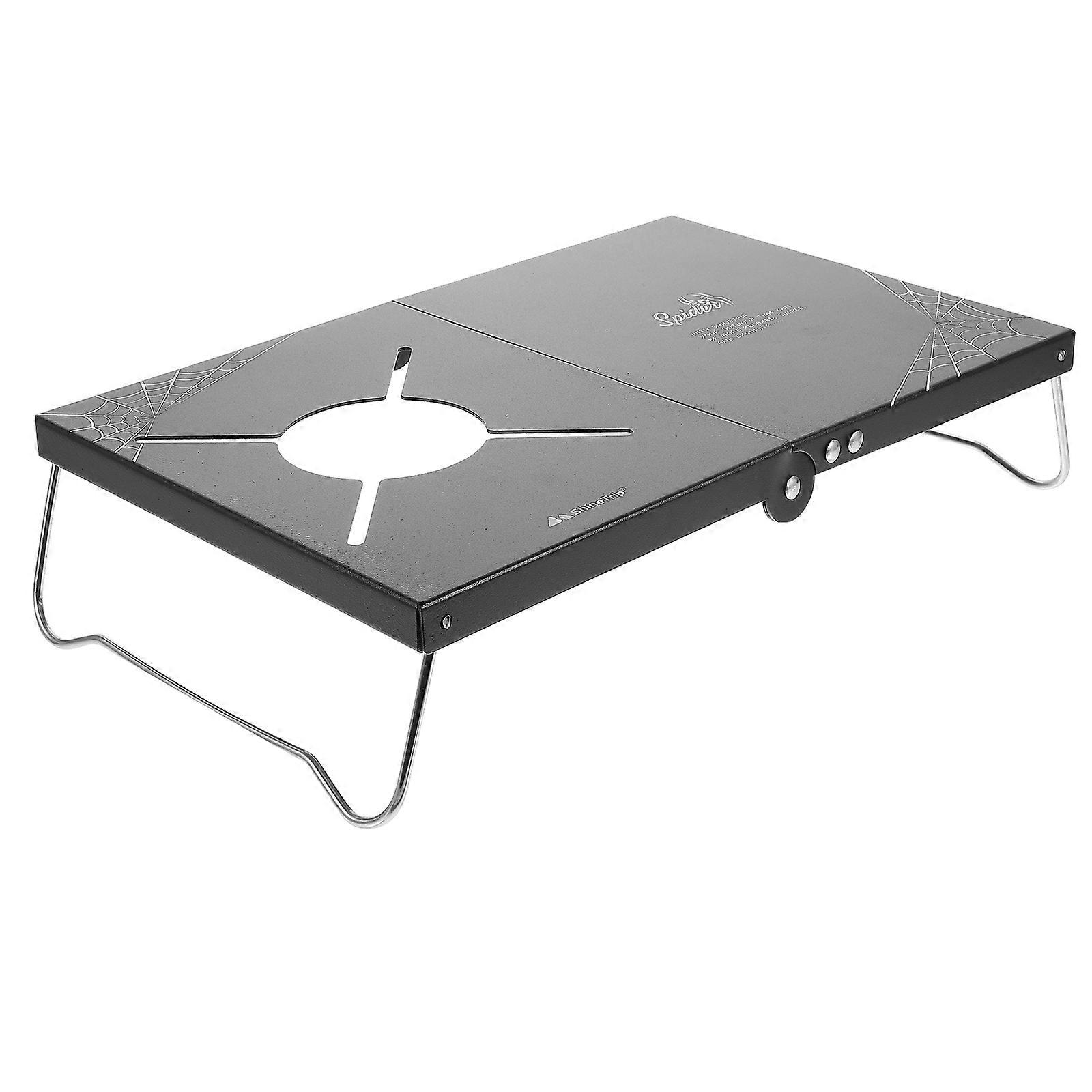 Compact Foldable Desk For Camping Multipurpose Table For Friends 32.2X21cm Wear Resistant Sturdy 1Pack