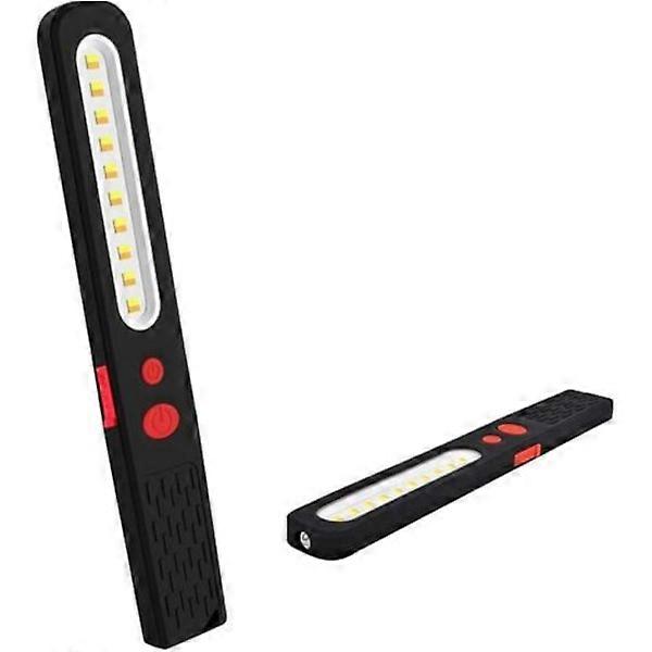 Rechargeable LED work light, Dual color 2 in 1 inspection lamp & 3W COB LED flashlight