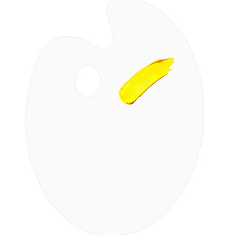 Watercolor Palette 2Pcs Oval Color Mixing Boards Designed For DIY Art Project Lovers Suitable For Parties And Crafting Sessions