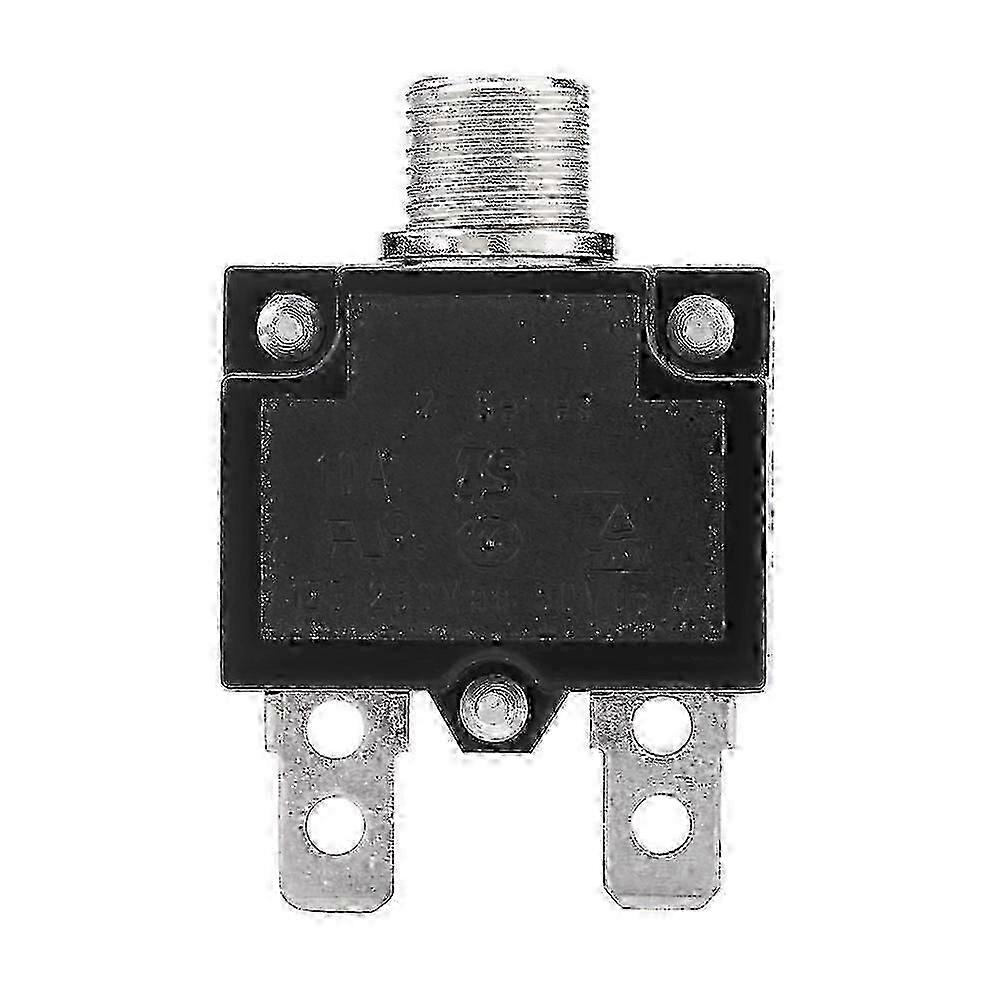 10A 125/250V Reset Thermal Switch Circuit Breaker Overcurrent Overload Protector for Generator