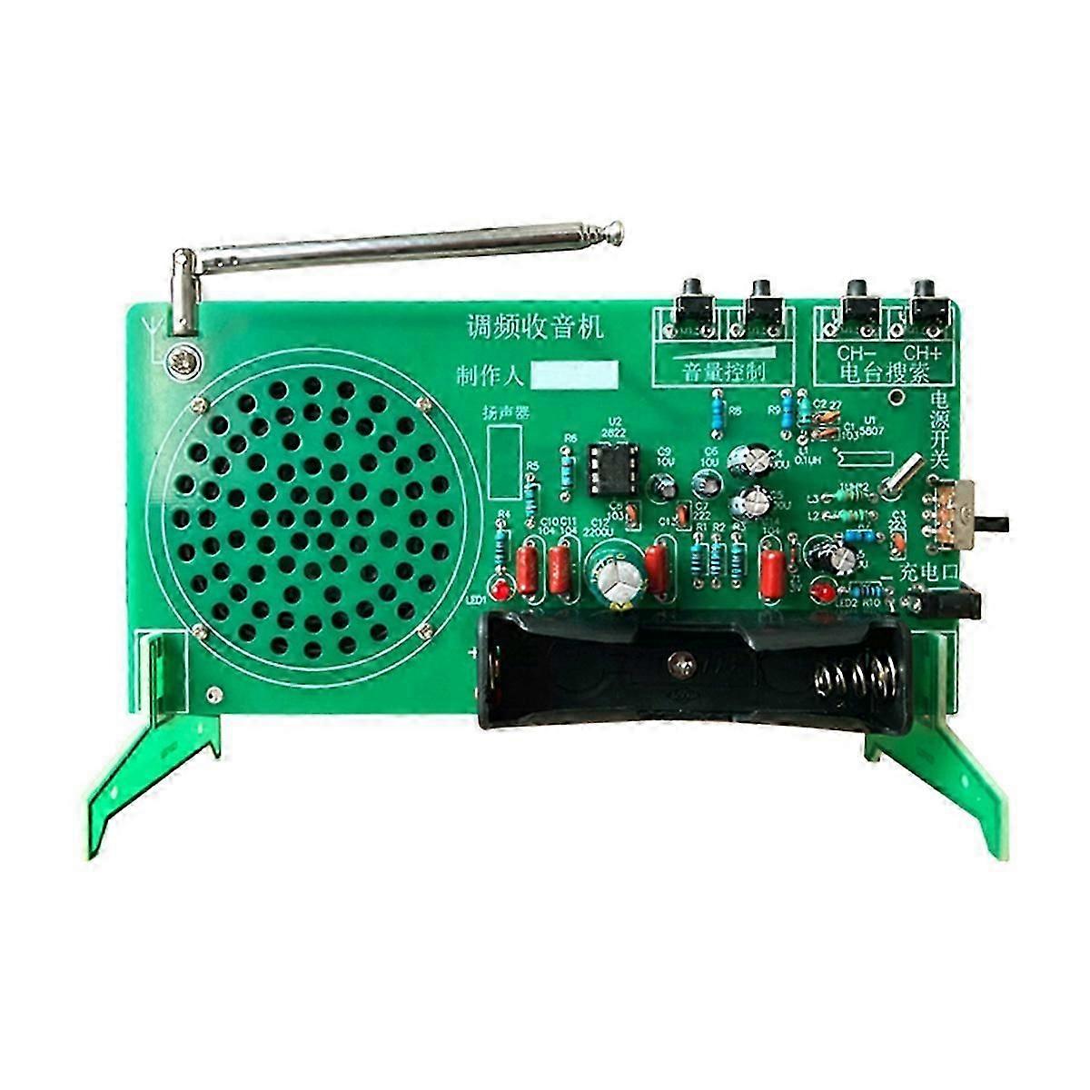 FM Radio DIY Kit RDA5807FP Receiver 65-108 MHz Frequency Modulation Power Amplifier Radio Integrated
