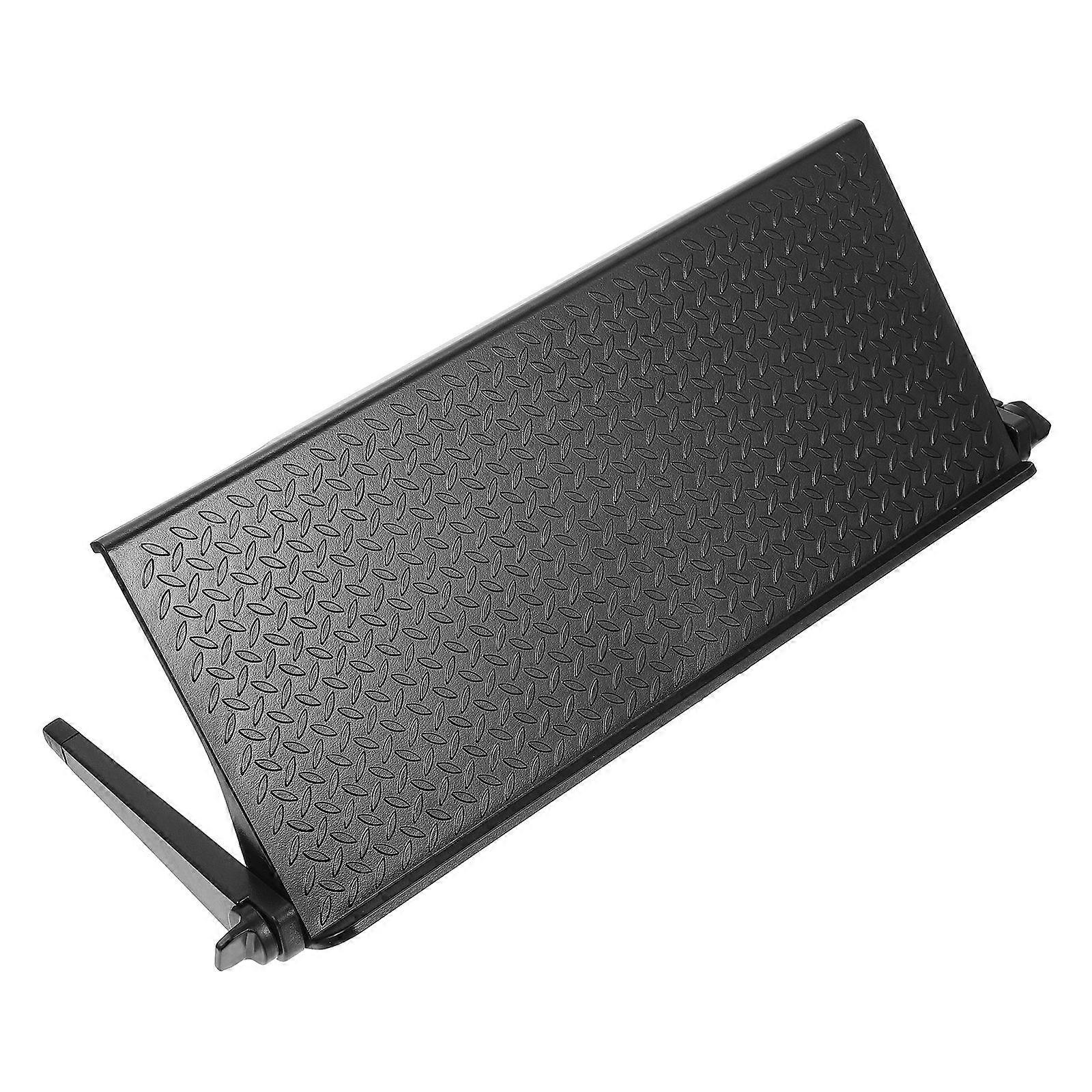 Computer Screen Shelf For Home Organization Rectangular Black 1Set Convenient Storage Helper