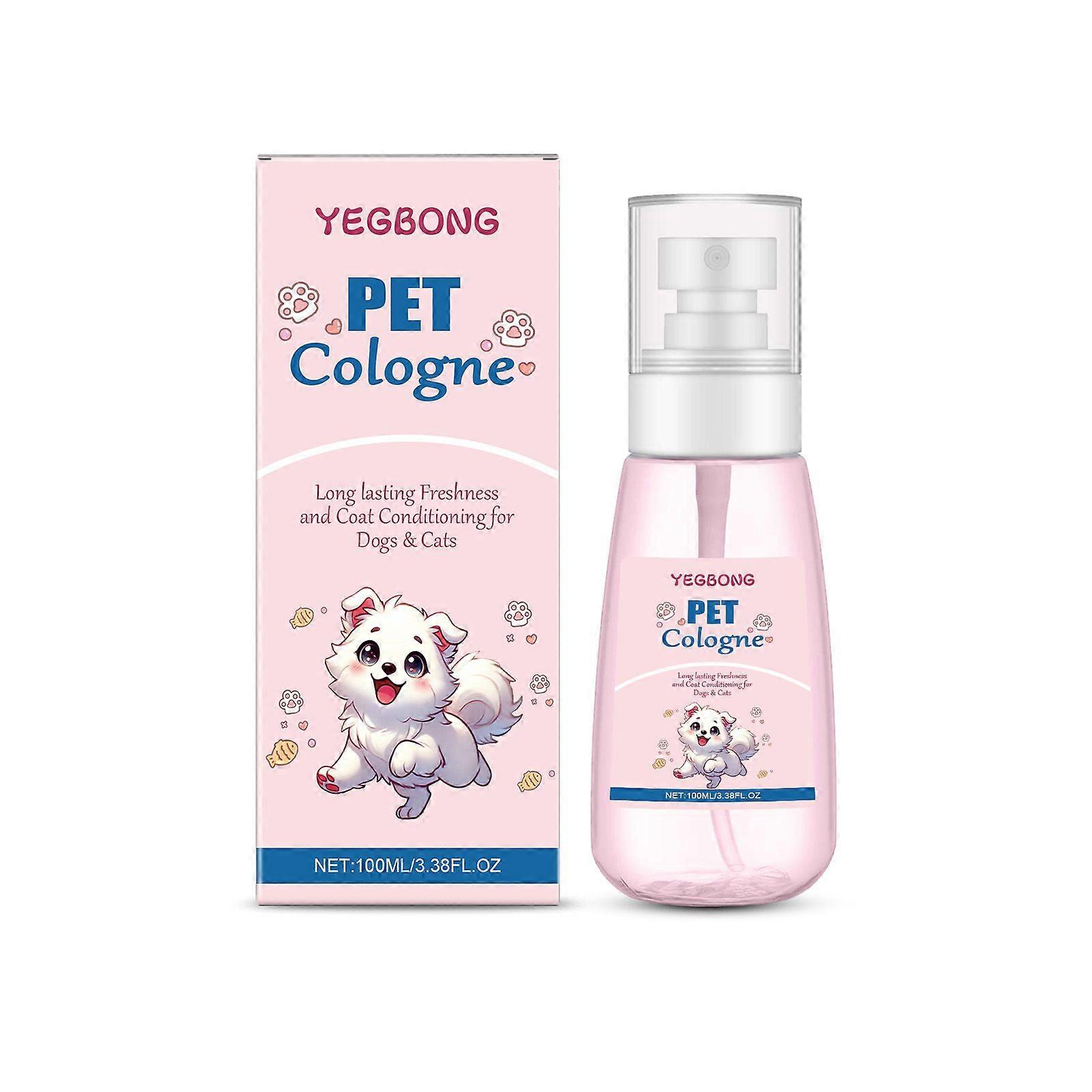 Dog Perfume Spray, Perfume for Dogs and Cats, Long-Term Deodorant Spray Against Odours, Odour-Neutralising Grooming Spray, Non-Adhesive Formula, Trave