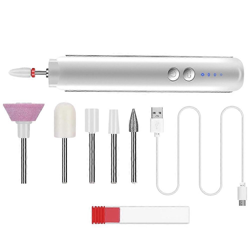Electric Nail Buffer Nail Care Device For Home Use 15.6x2.15cm Lightweight Polishing Tool 1 Set