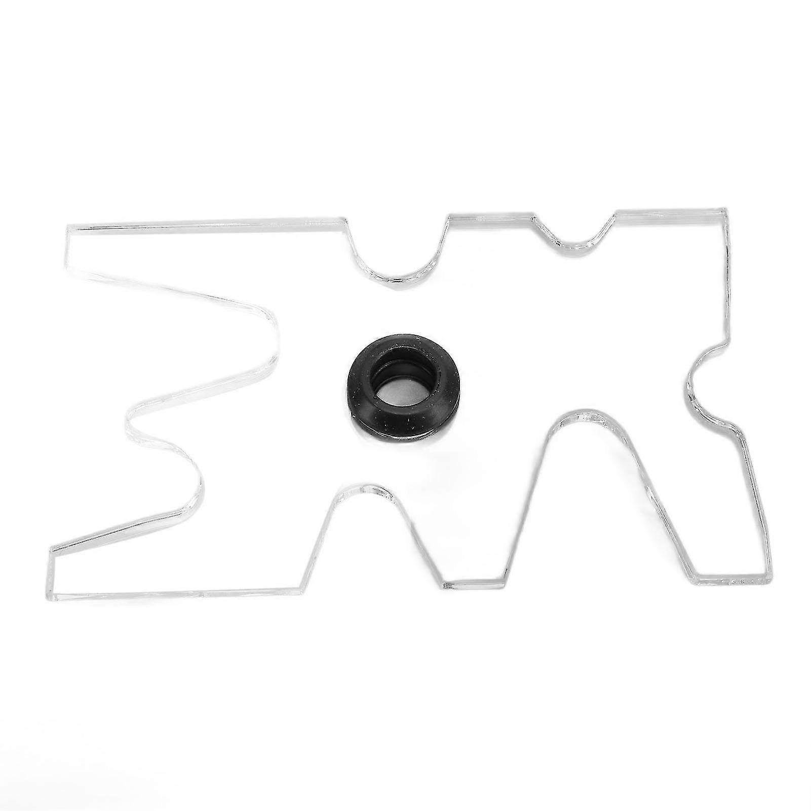 Portable Clear Acrylic Billiard Bridge Head - Moosehead Snooker & Pool Cue Accessory for Improved Shot Stability