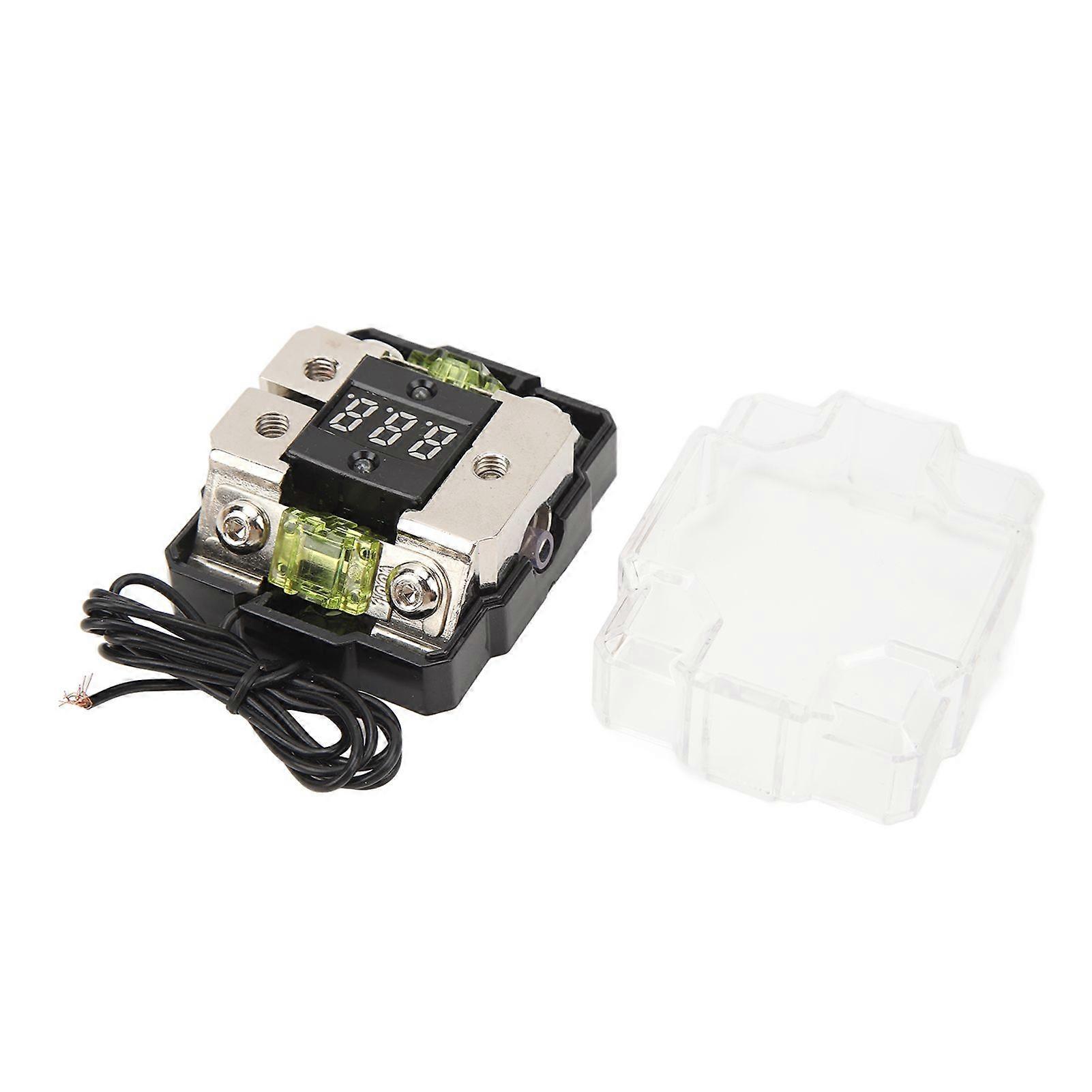 auto boat RV stereo fuse holder 100A digital display 4GA