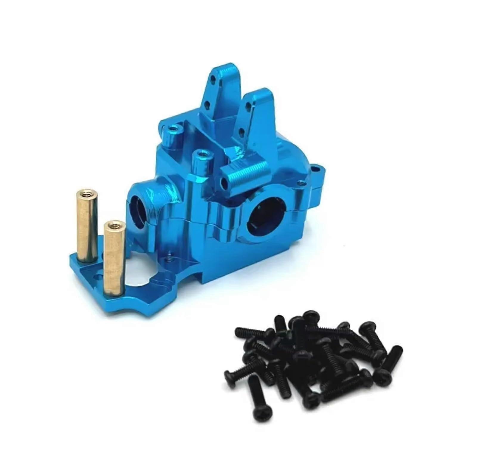 MJX For Hyper Go 14209 1/14 Metal Front Transmission Case RC Parts (Blue)