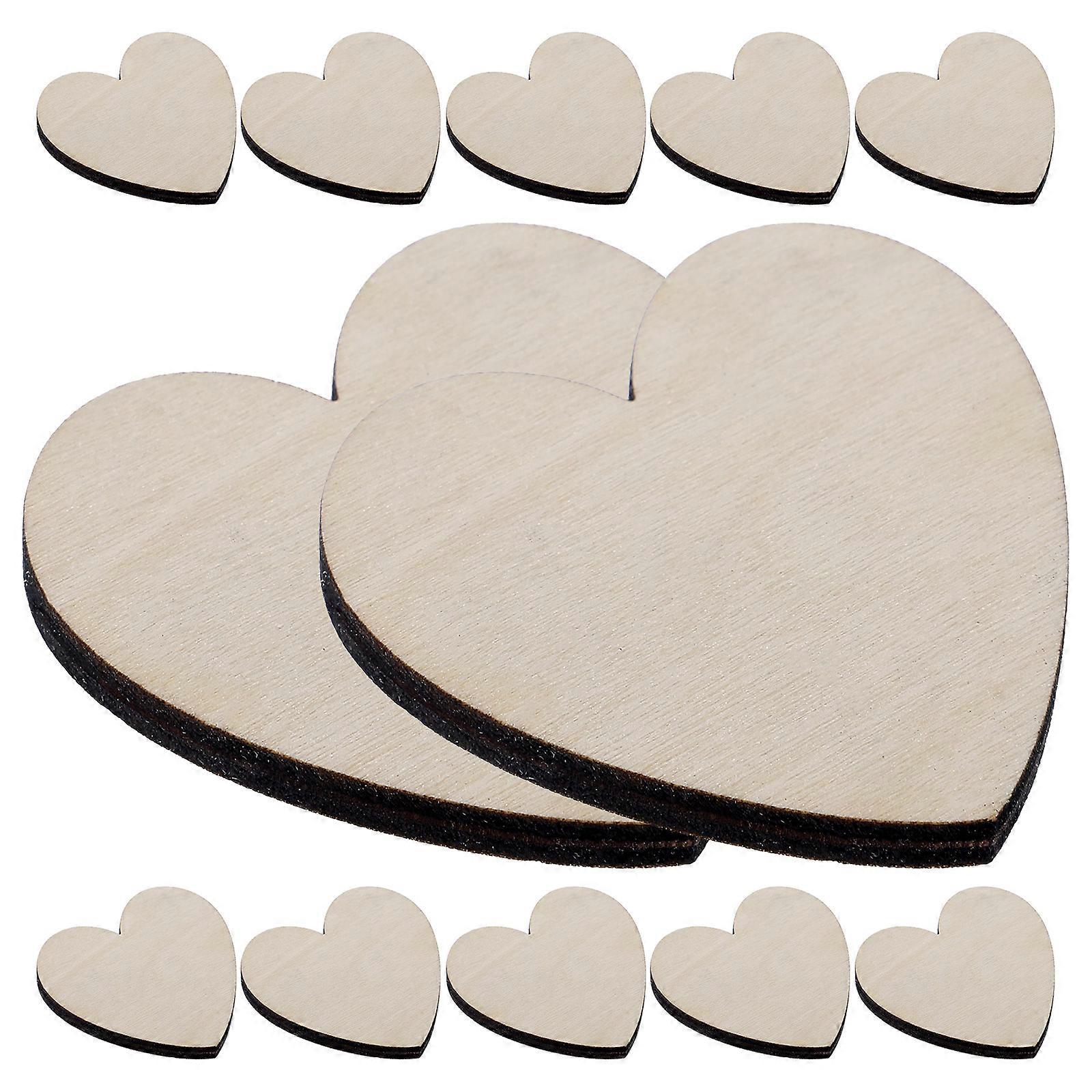 20pcs Unfinished Wooden Cutouts DIY Craft Blanks for Painting, Home Decoration & Creative Art Projects – Portable Small Wooden Slices for Art &