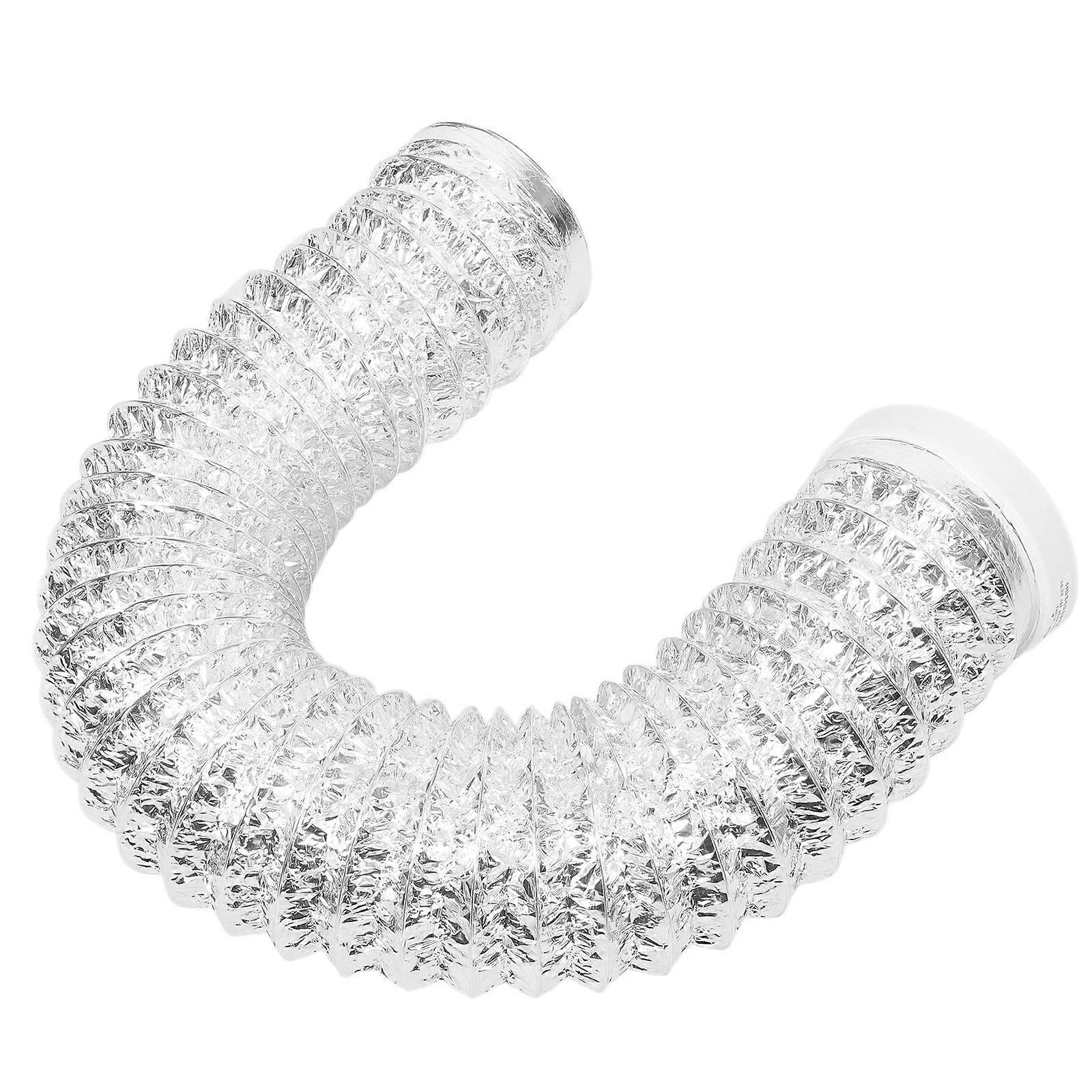 Flexible Range Hood Vent Hose for Home Use with Excellent Barrier Properties Silver Aluminum Foil 0.5 Inch