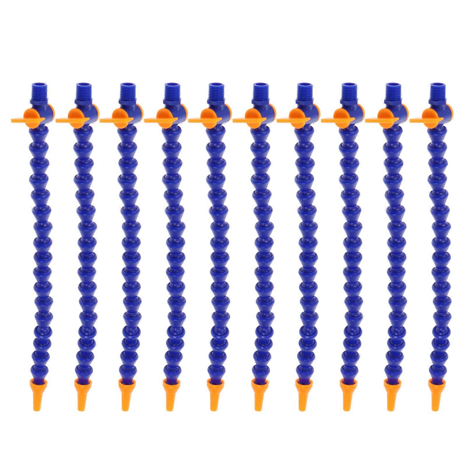 10pcs Plastic Flexible Hoses For Professional Cooling Round For Water And Oil Coolant Systems Efficient Use