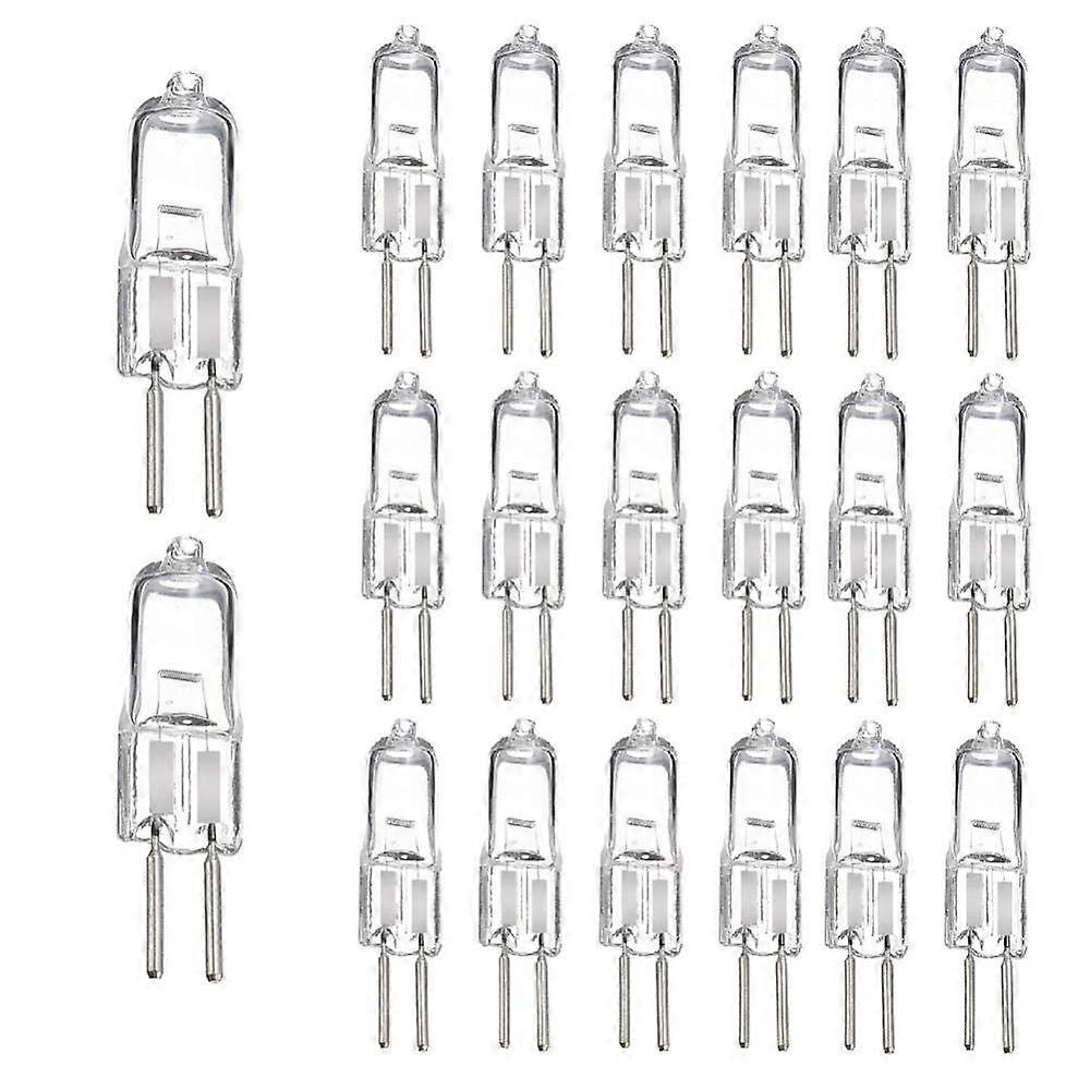 لمبات الهالوجين ، G5.3 24V مصابيح كبسولة هالوجين 20W250W أبيض دافئ 20 عبوة (G5.324v250w) 20 قطعة G5.324v250w