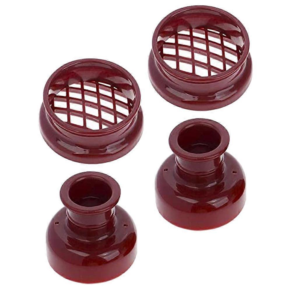 4Pcs Donut Mold For Afternoon Tea Round Baking Mold 10.4X10.4Cm Multi-Function Durable Tool