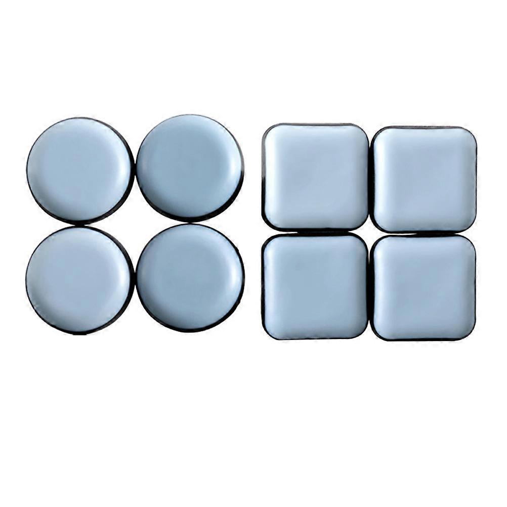 8pcs Self Adhesive Furniture Pads Floor Protectors Non Slip Cushions for Chairs and Tables Moving Sliders Round Square