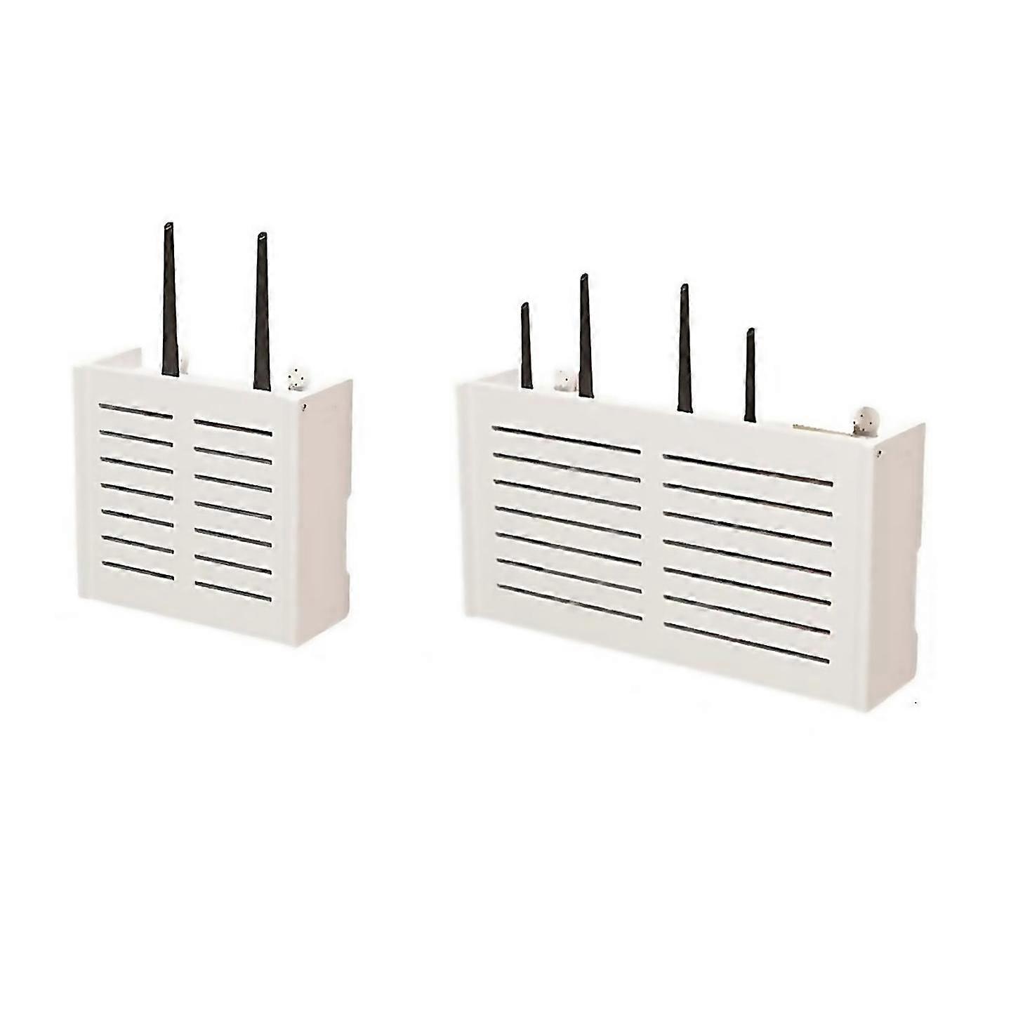 For Wallmounted Wifi Router Storage Box Elegant Cable Organizer