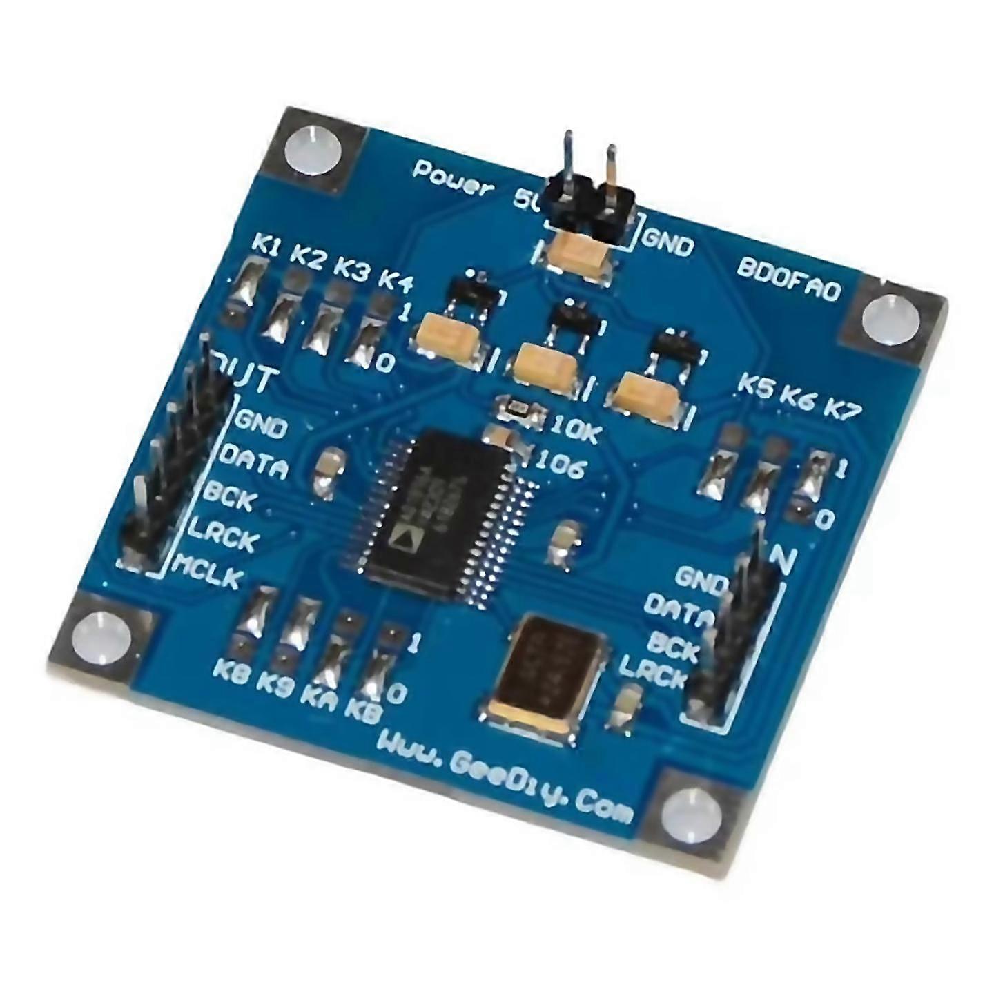 For ad1896 module i2s sample rate converter mclk clock signal