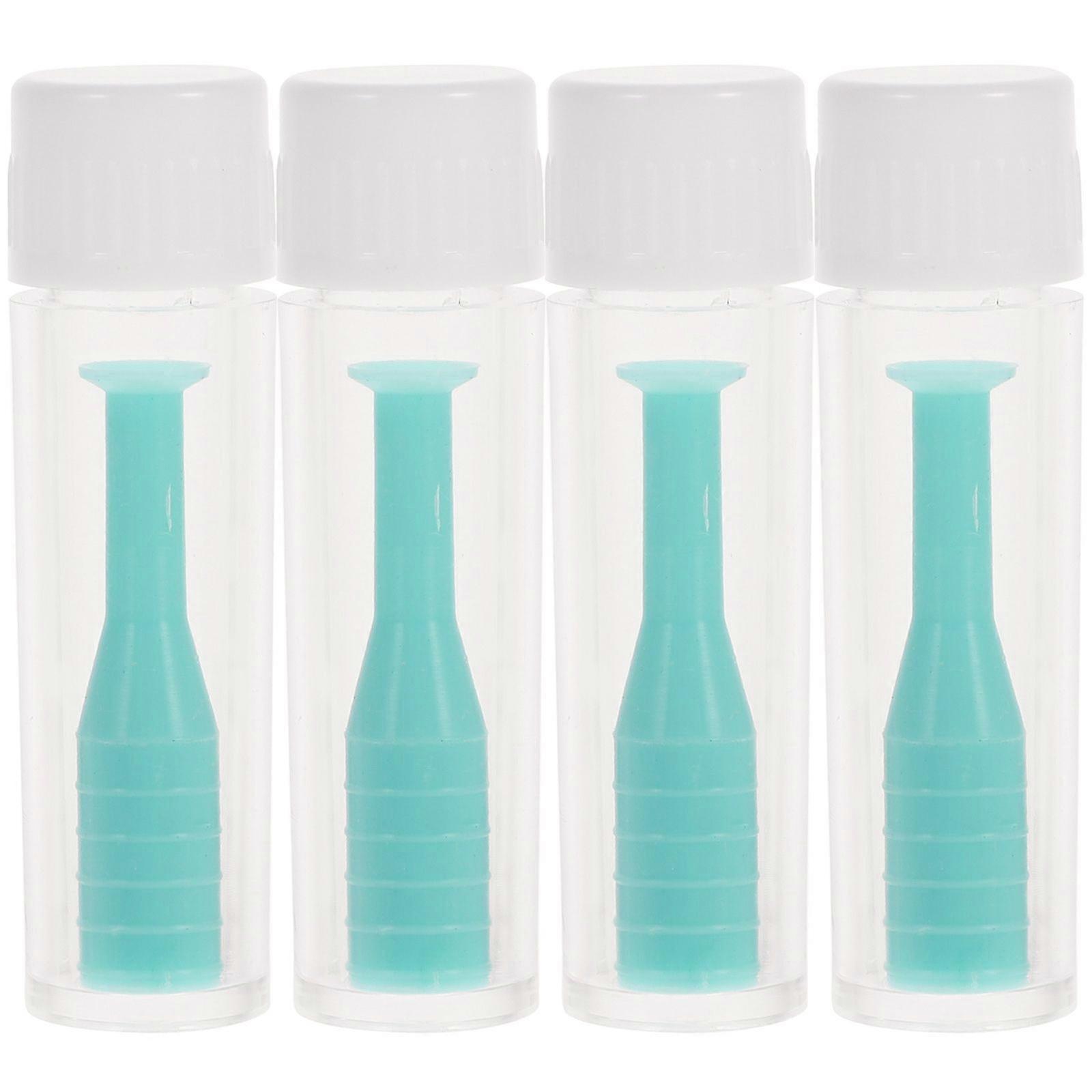 4pcs Lenses Inserter Remover Suction Stick with Package for Travel Home Use (Green