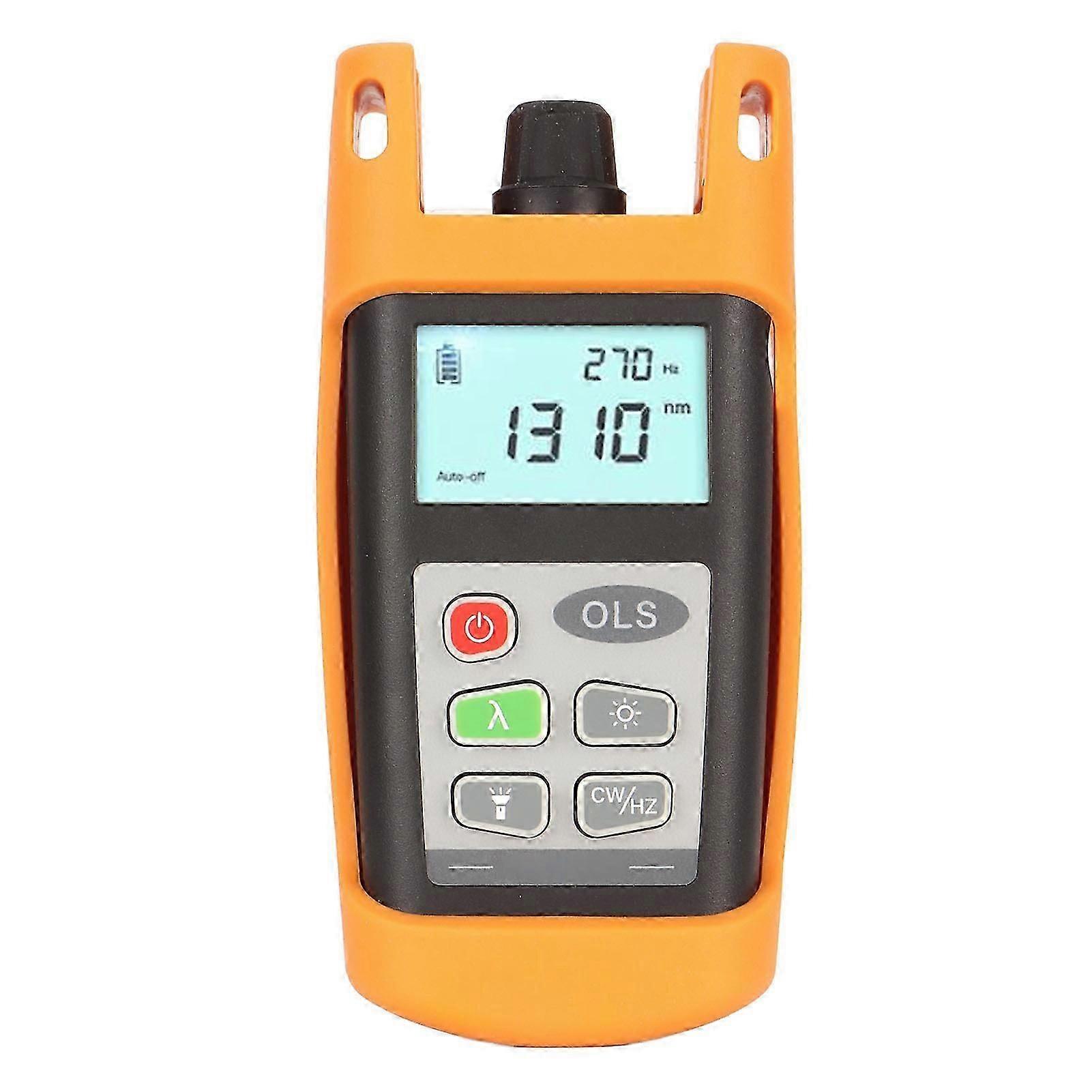Optical Light Source 1310/1550nm Dual Wavelength Handheld Stabilized Light Source Single Mode Light Source OLS Mini Fiber Optic Power Meter