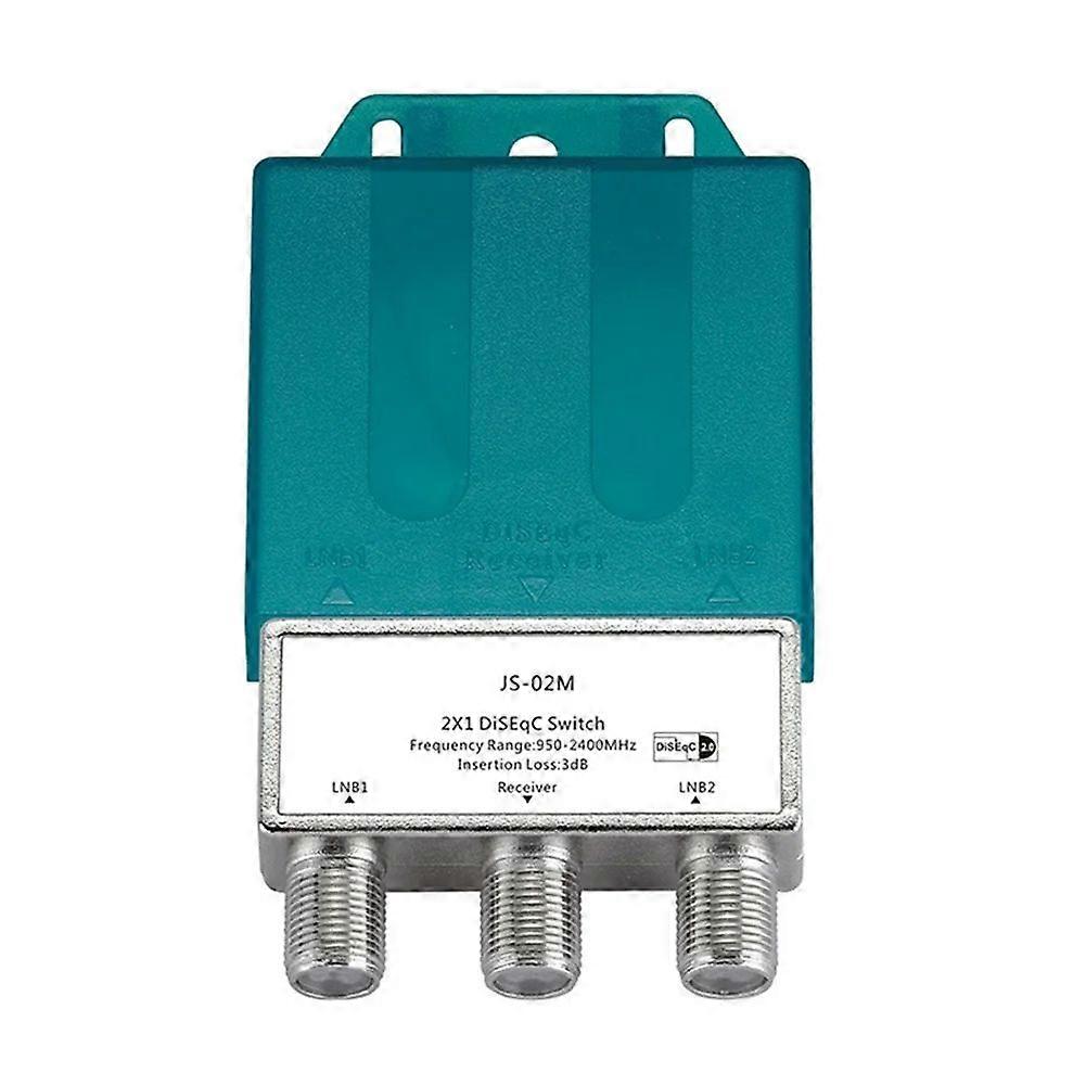 950-2400MH TV Waterproof -04M Satellite 2x1 DiSEqC Switch Antenna FTA Dish Flat LNB Multiswitch for Satellite Receiver