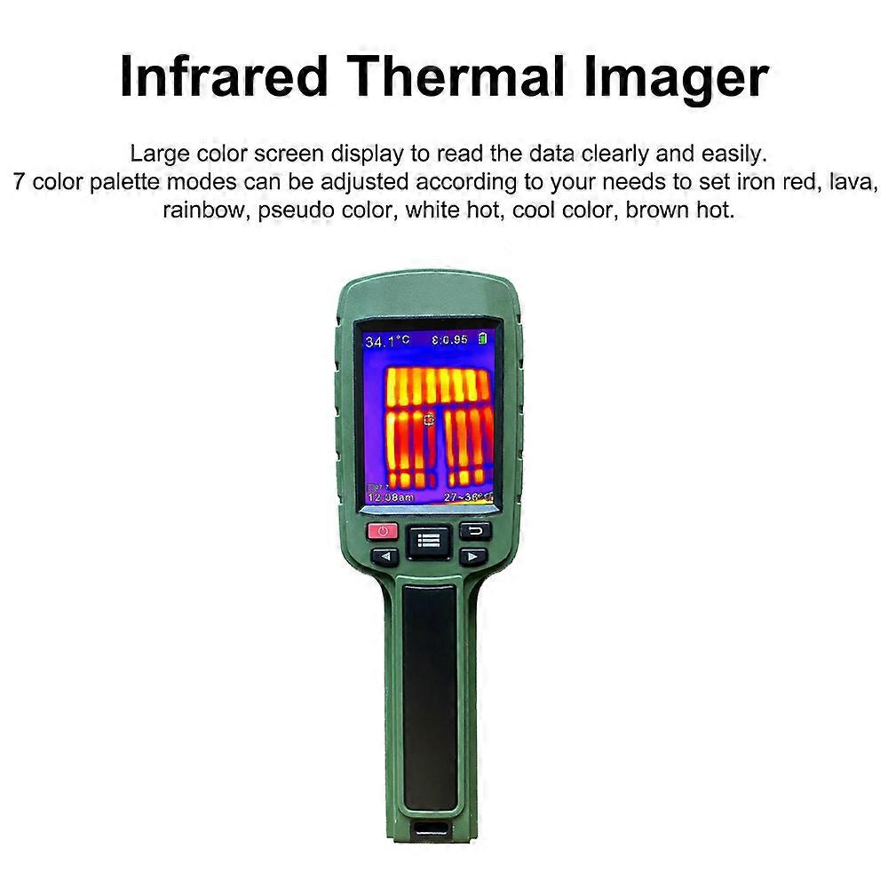 JD-108 160*120 Infrared Thermal Imager Portable Color Digital Display Heating Detector Handheld Temperature Imaging Camera