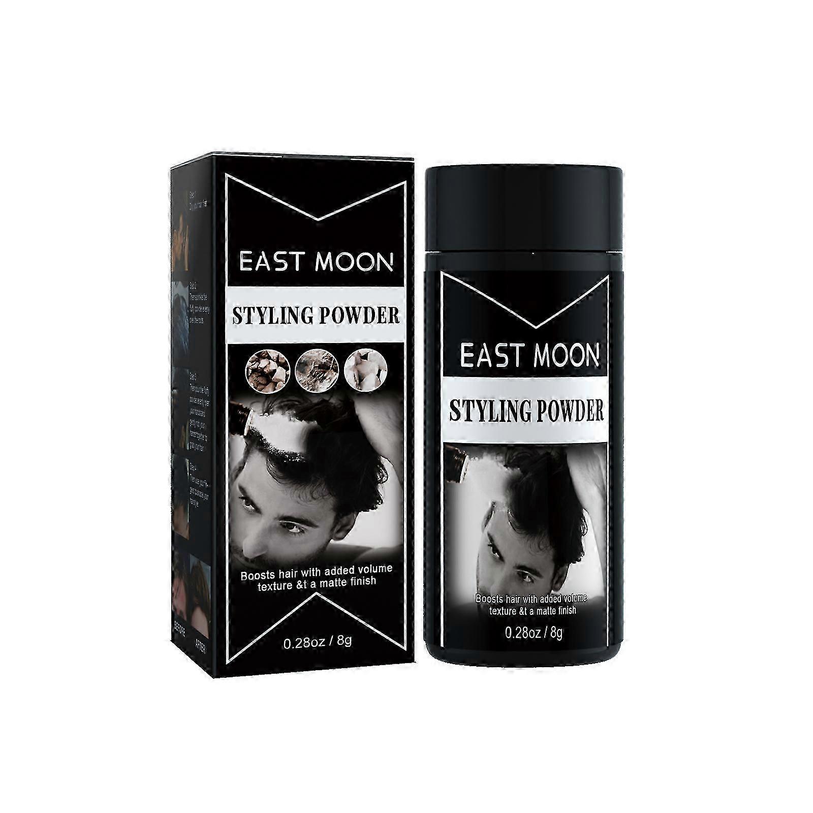 East Moon Men's Styling Texture Powder Effectively Moisturizes and Shapes Hair with Fluffy and Durable Cool Styling