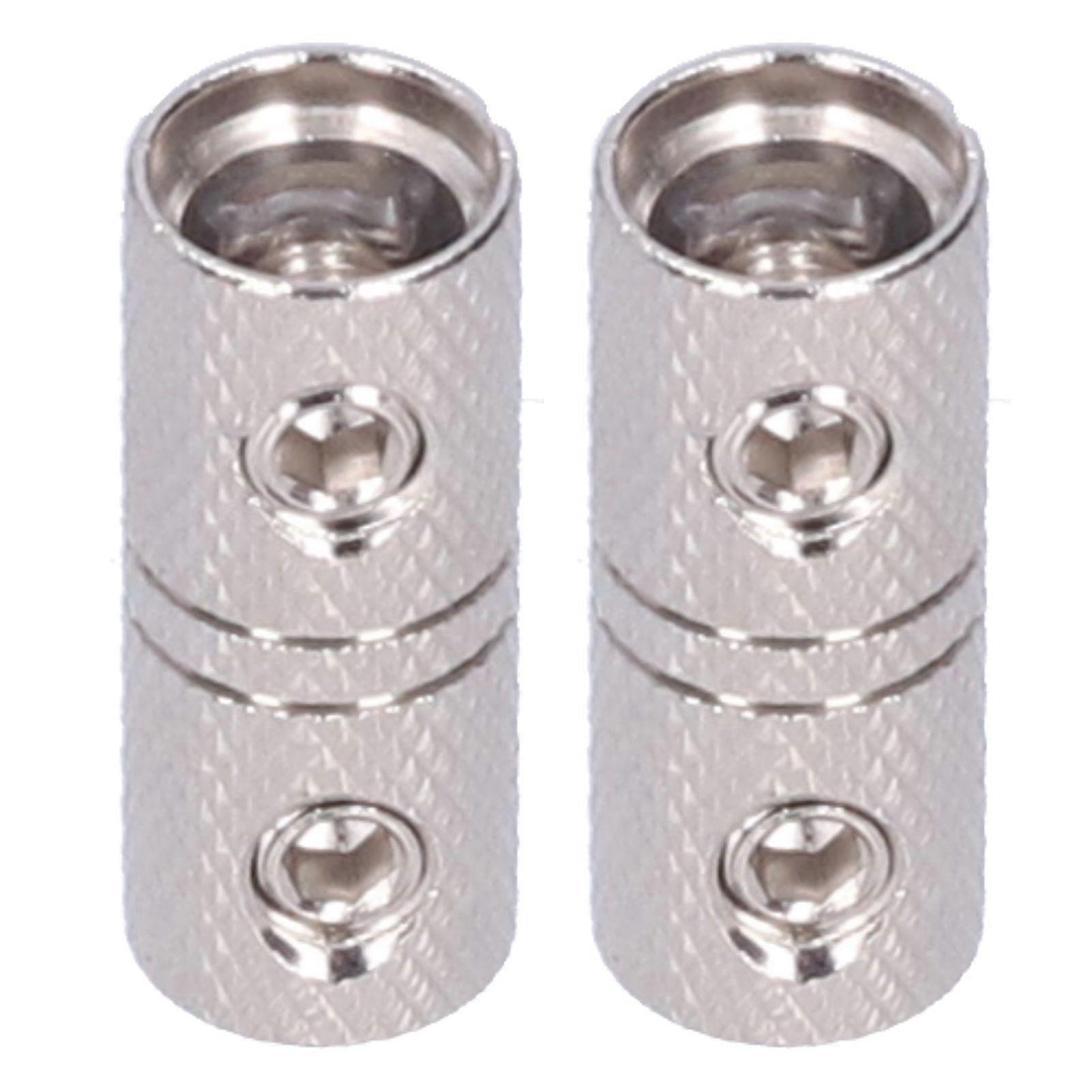 2pcs Power Cord Extension Terminal 4GA Wire Coupler Joiner for Car Audio Modification