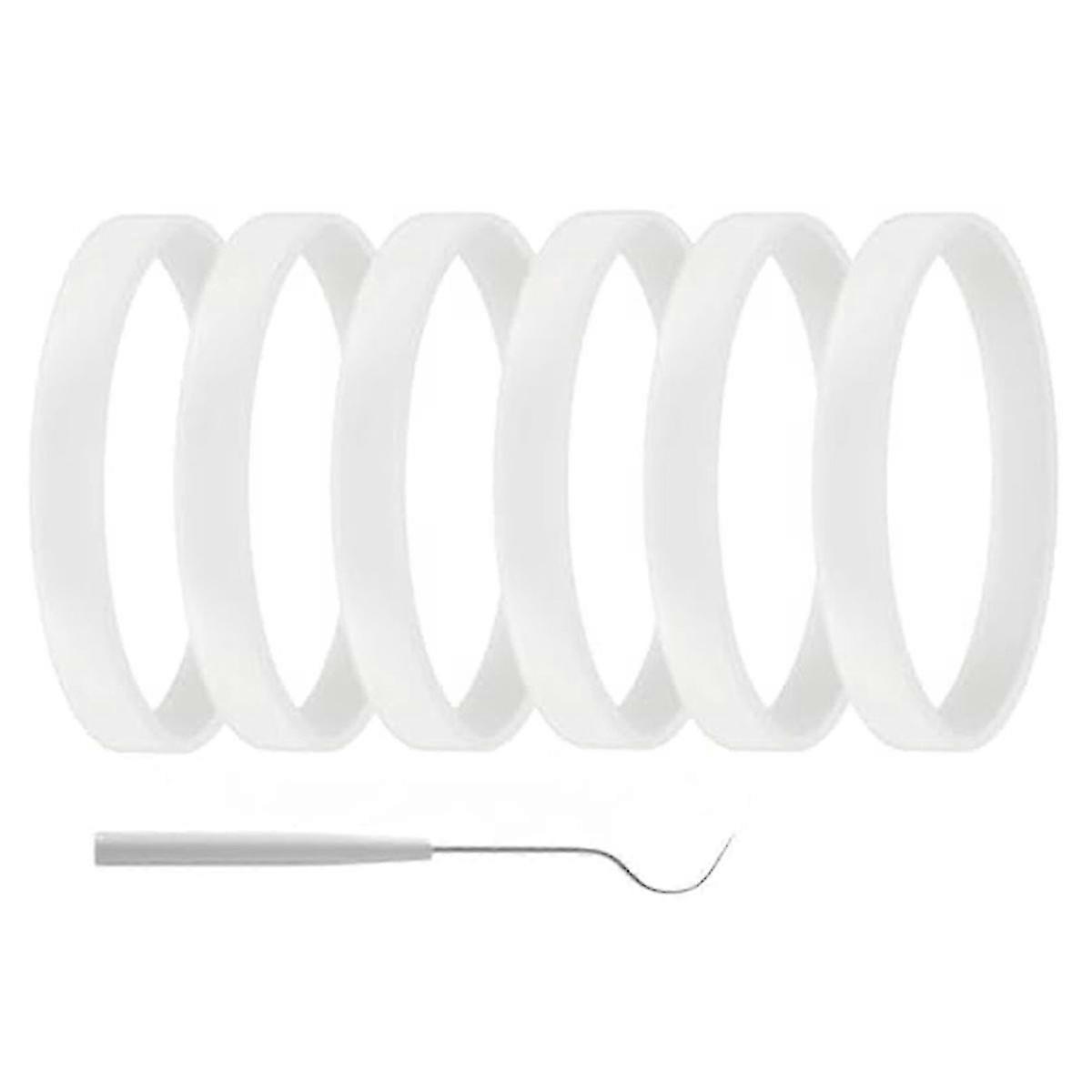 6Pack Gaskets Replacement Seal 3.94inch O-Ring Blender Replacement
