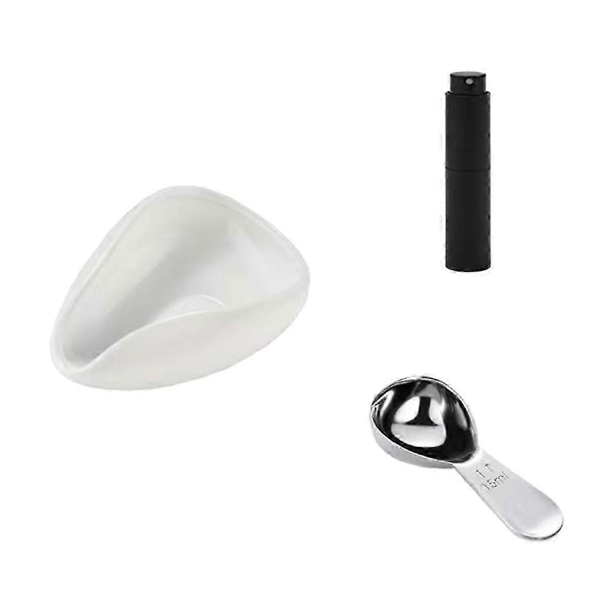 Coffee Bean Ceramic Measuring Cup, Measuring Spoon