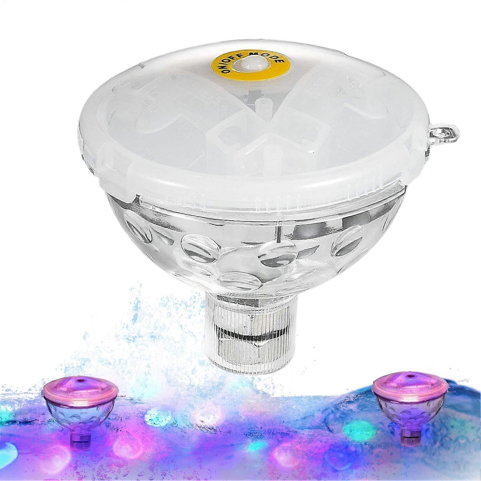 Light Up Pool Floats Color Changing LED Floating Lights For Pool With 5 Lighting Modes For Hot Tub Bathtub Shower Pond