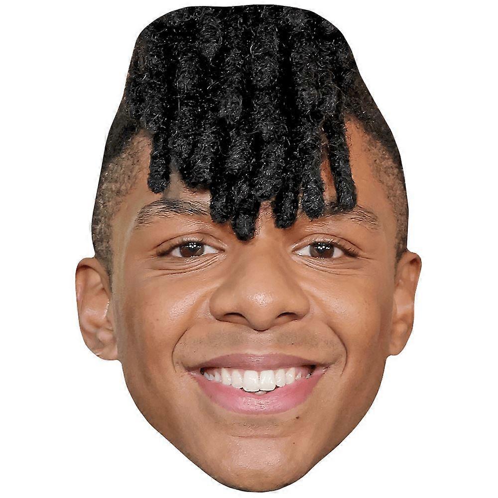 Zende Murdock (Smile) Celebrity Mask, Flat Card Face