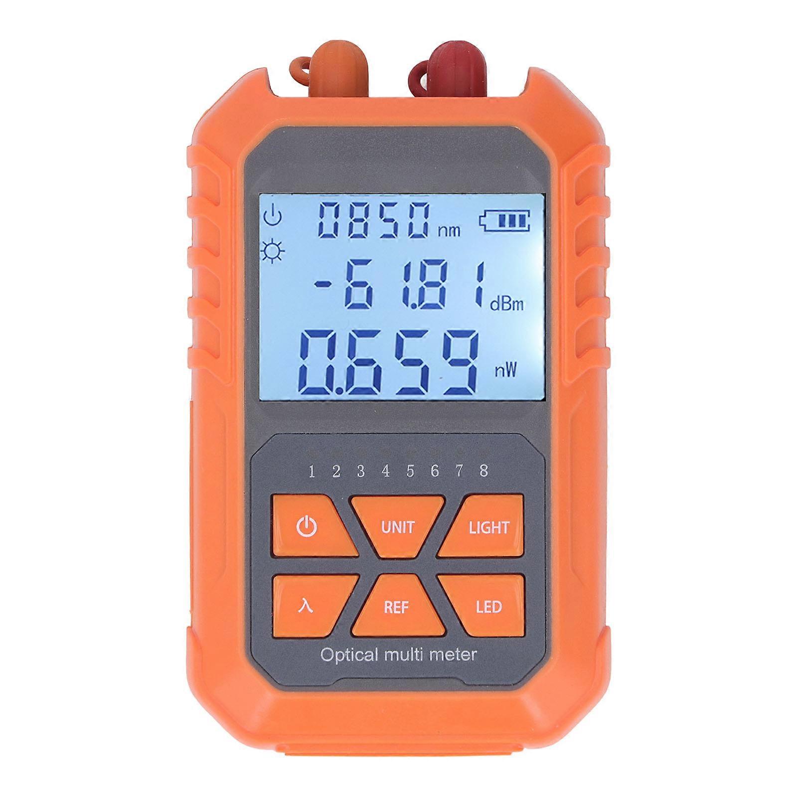 5KM Handheld VFL Optical Power Meter -70 to 6dBm for Fiber Test