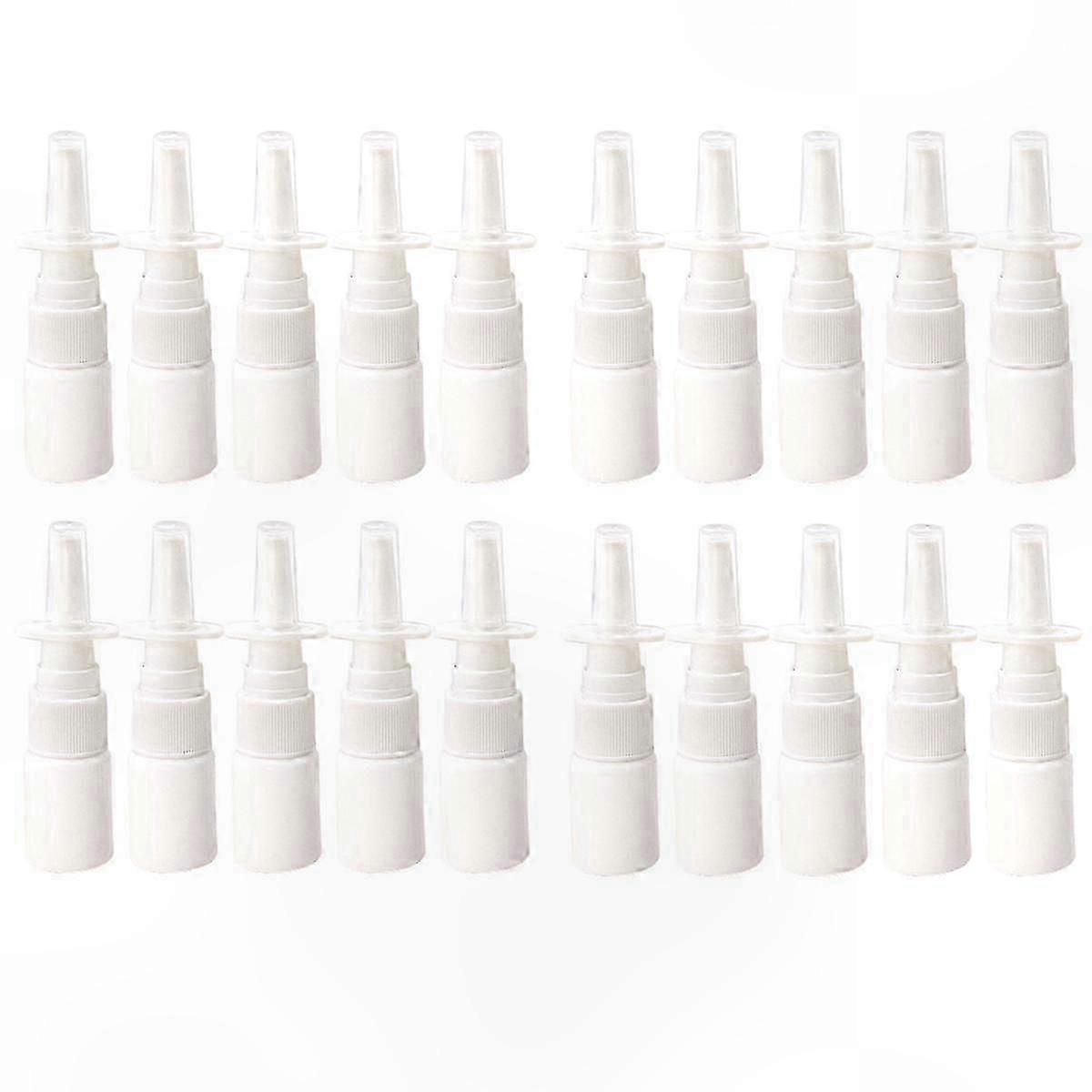 40-Pack 10mL Portable Spray Bottles for Nasal Mist & Essential Oil Use - Travel-Friendly Size