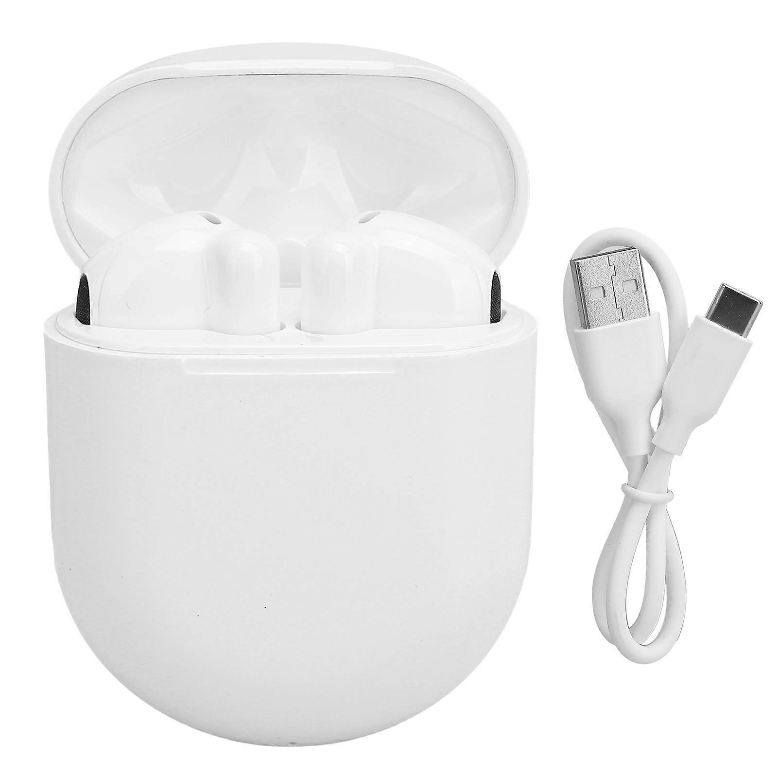 B7 TWS Bluetooth 5.0 Earbuds with Smart Touch, Ergonomic Design for Sports, Bright White