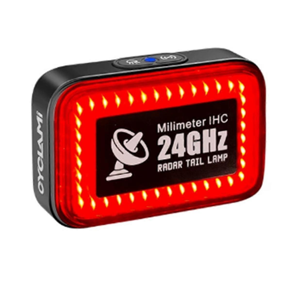 suitable for ebike rt02 smart bicycle radar tail light with led brake sensing