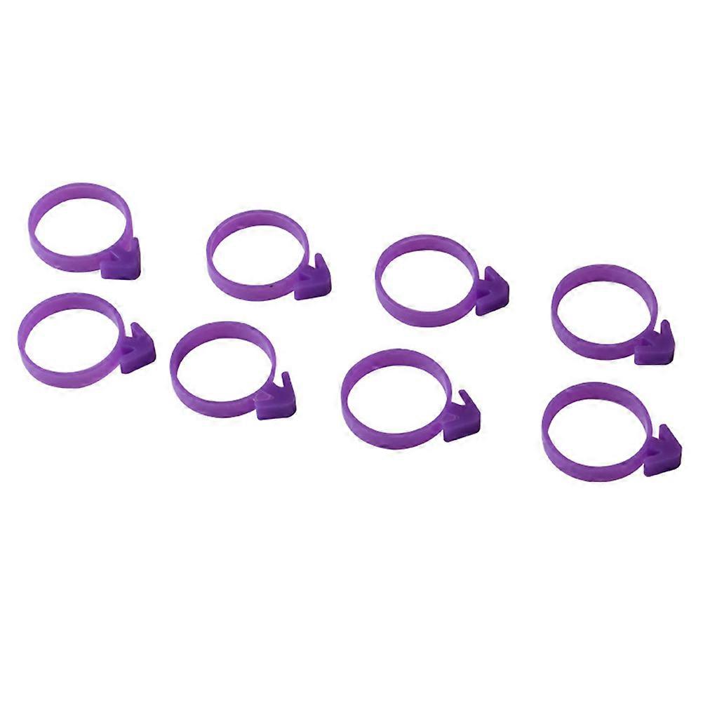 Icing Bag Sealing Fixed Ring for Cake Decorating 12Pcs Silicone Buckle Tieback