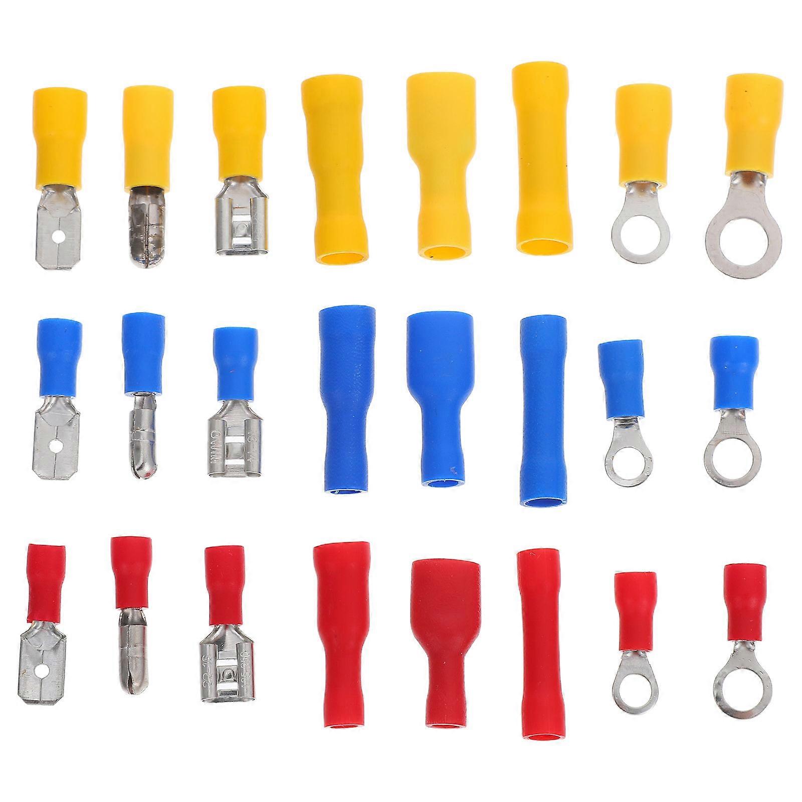 Crimping Connector Spade Butt Electrical Wiring Connector Versatile Use Factories 7.66X5.11X1.30IN 360Pcs