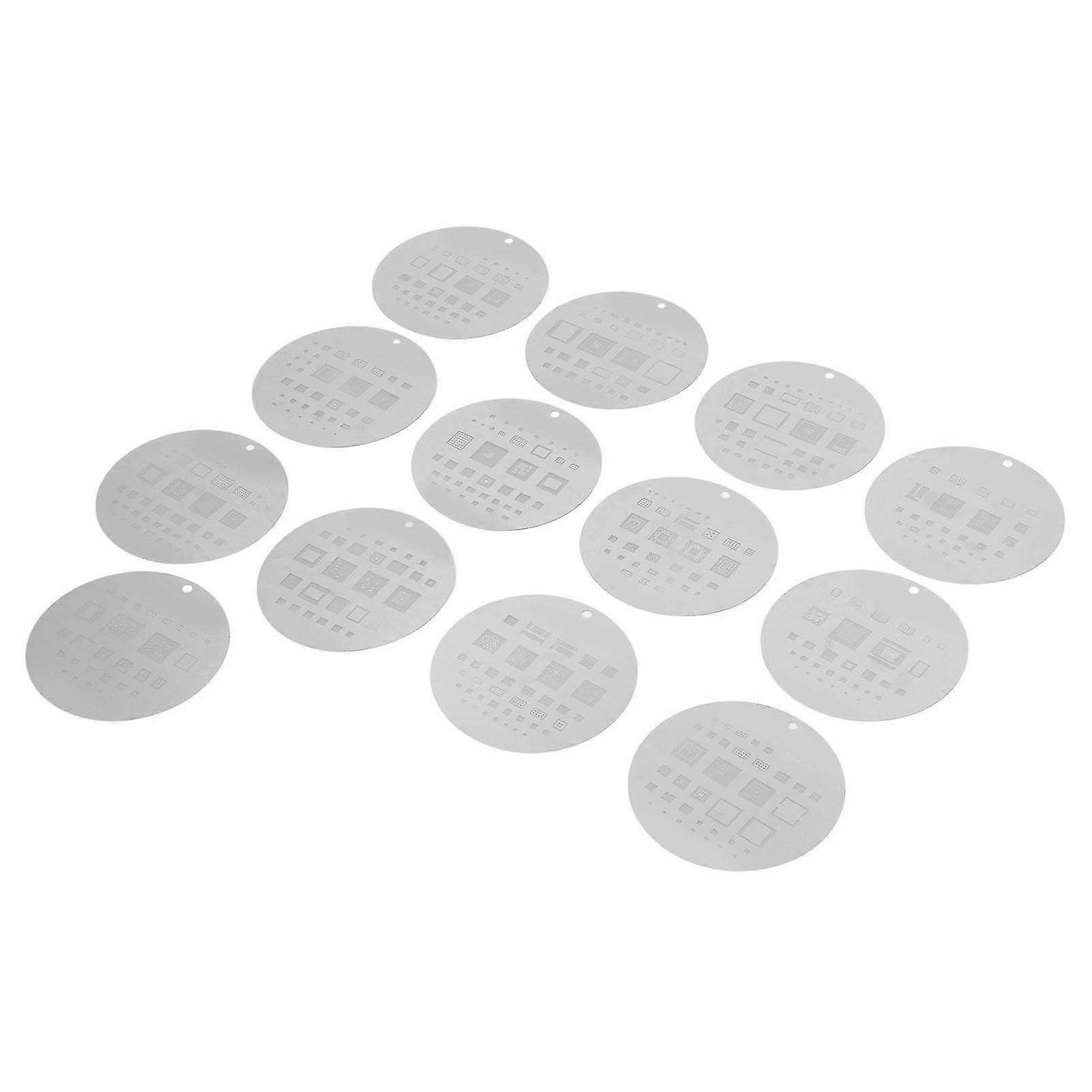 BGA Reballing Stencil Set Steel Rounded Rectangle for Samsung CPU