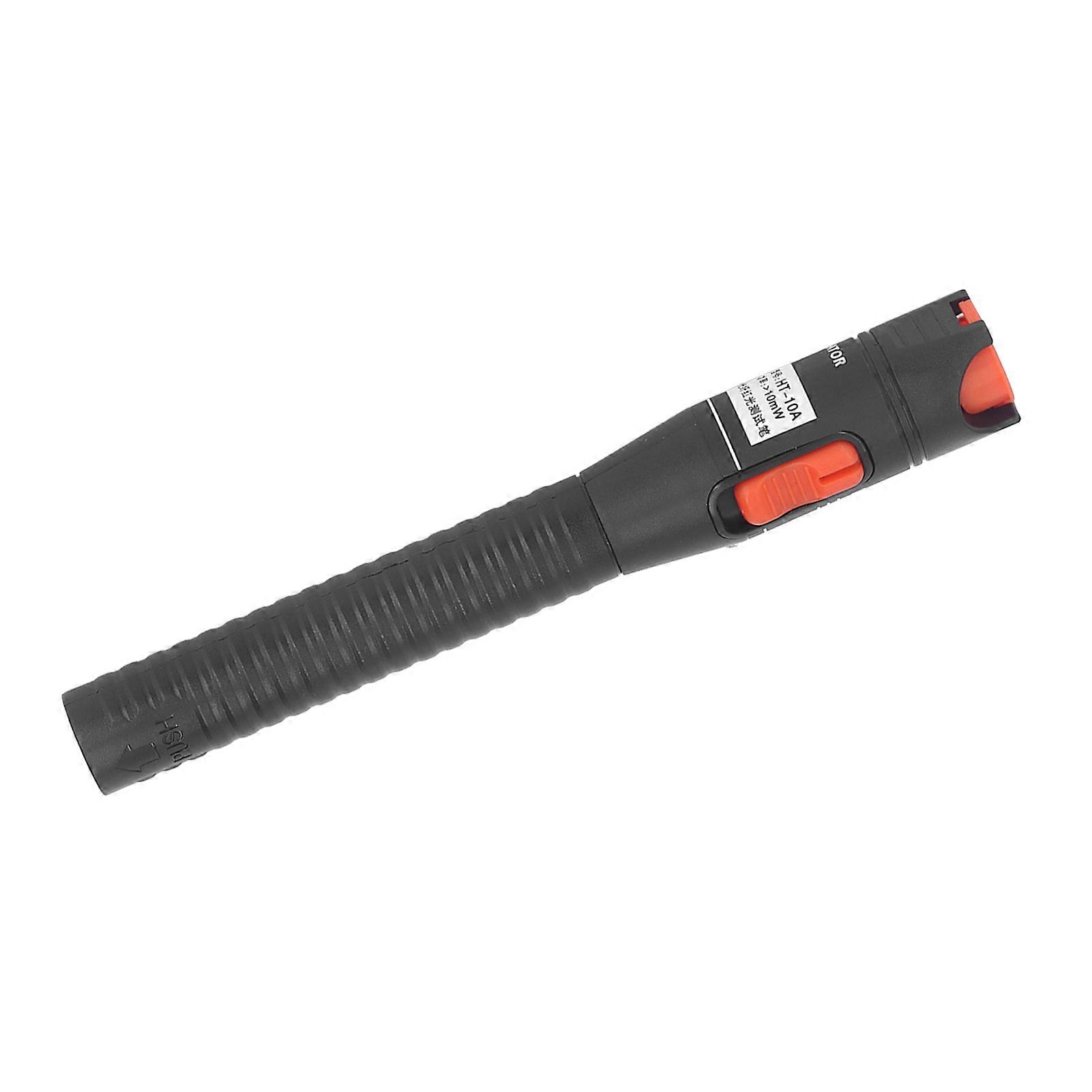 Visual Fault Locator Strong Light Source Quick Accurate Detection 2.5mm Connector Red Light Pen Optical Fiber Tester 10A (&gt;10mW Output Optical Pow