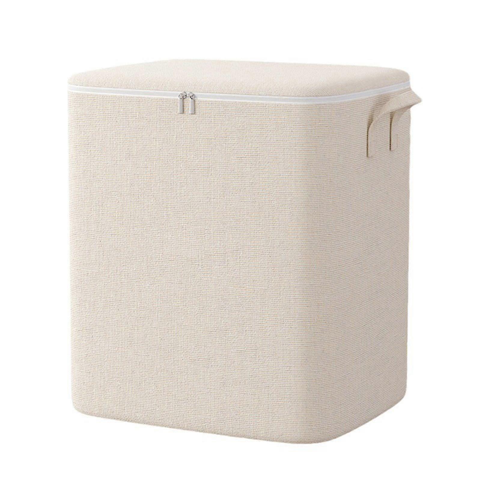 Zipper Clothes Storage Containers With Handle Large Capacity Home Storage Box For Blanket Wardrobe