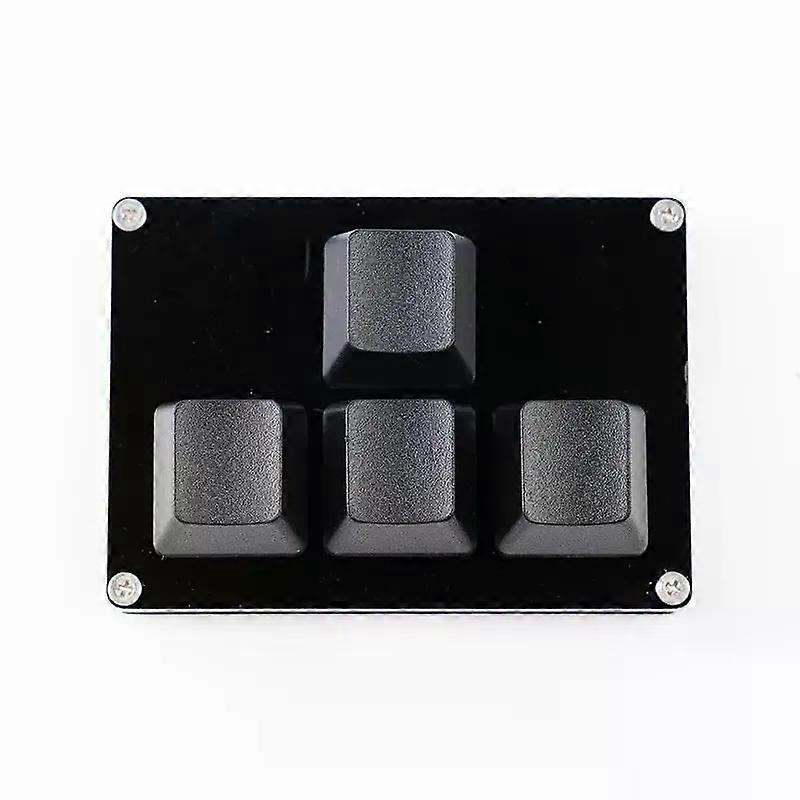 4 Keys Mini Keyboard Direction Arrows Keypad Up Down Left Right DIY Custom Programming Shortcuts USB Mechanical Keypad White
