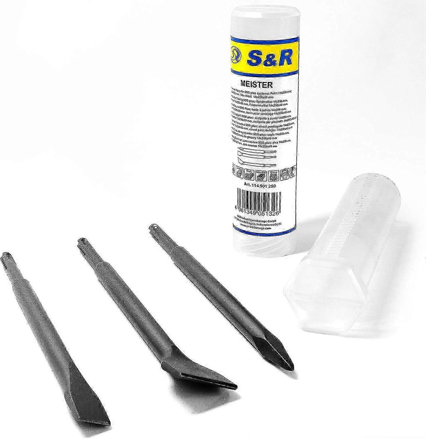SDS-PLUS Chisel Set - Concrete and Masonry Hammer Accessory 2025