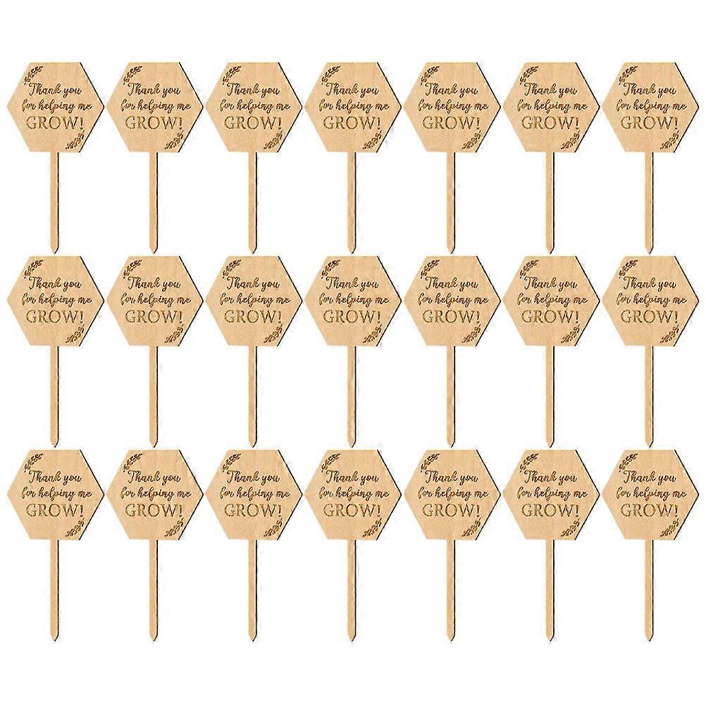 Garden Labels Wood Plant Tags for Gardening 200Pcs Plant Markers Set