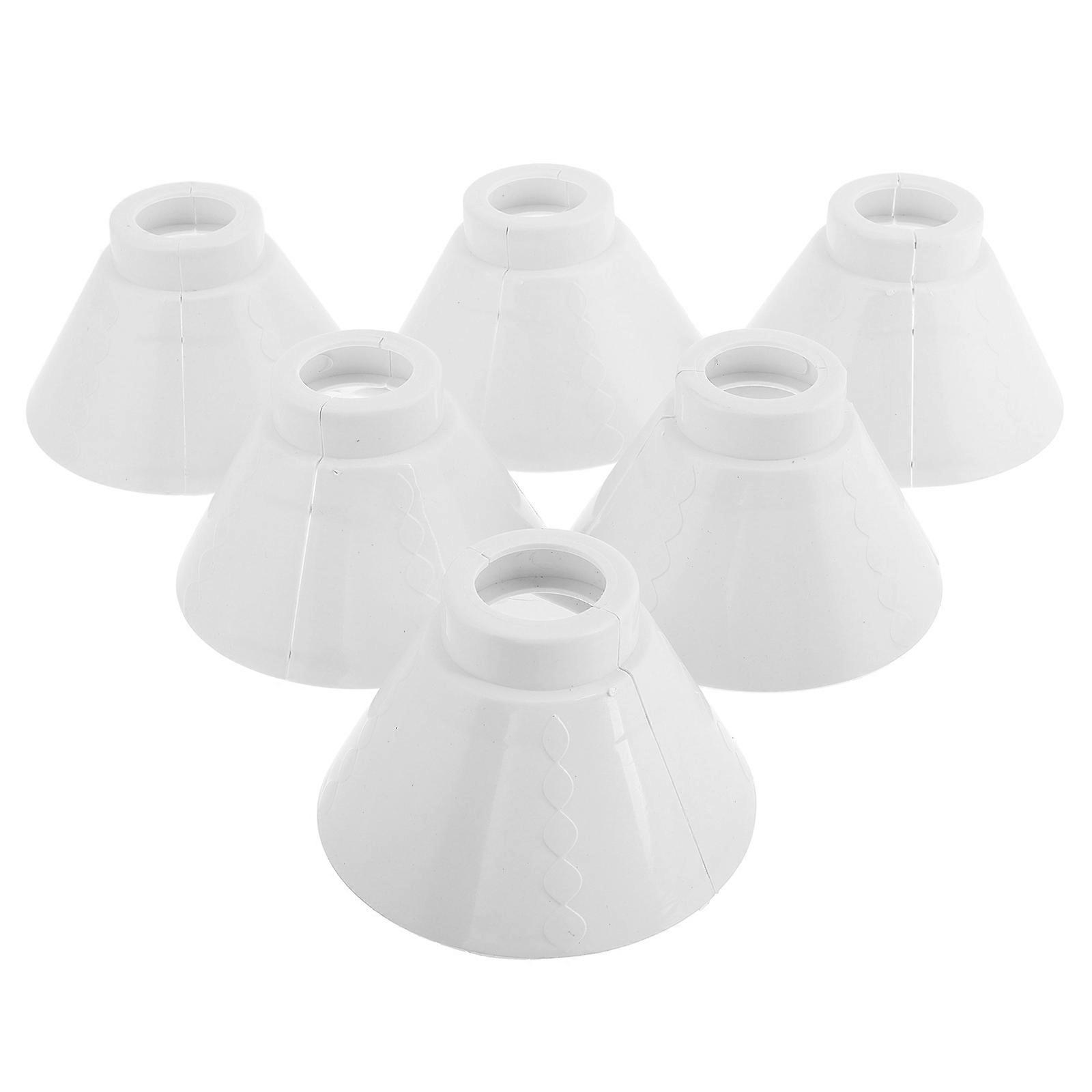 Plastic Lamp Shade Replacement Pendant Light Shade for Home Use 12Pairs