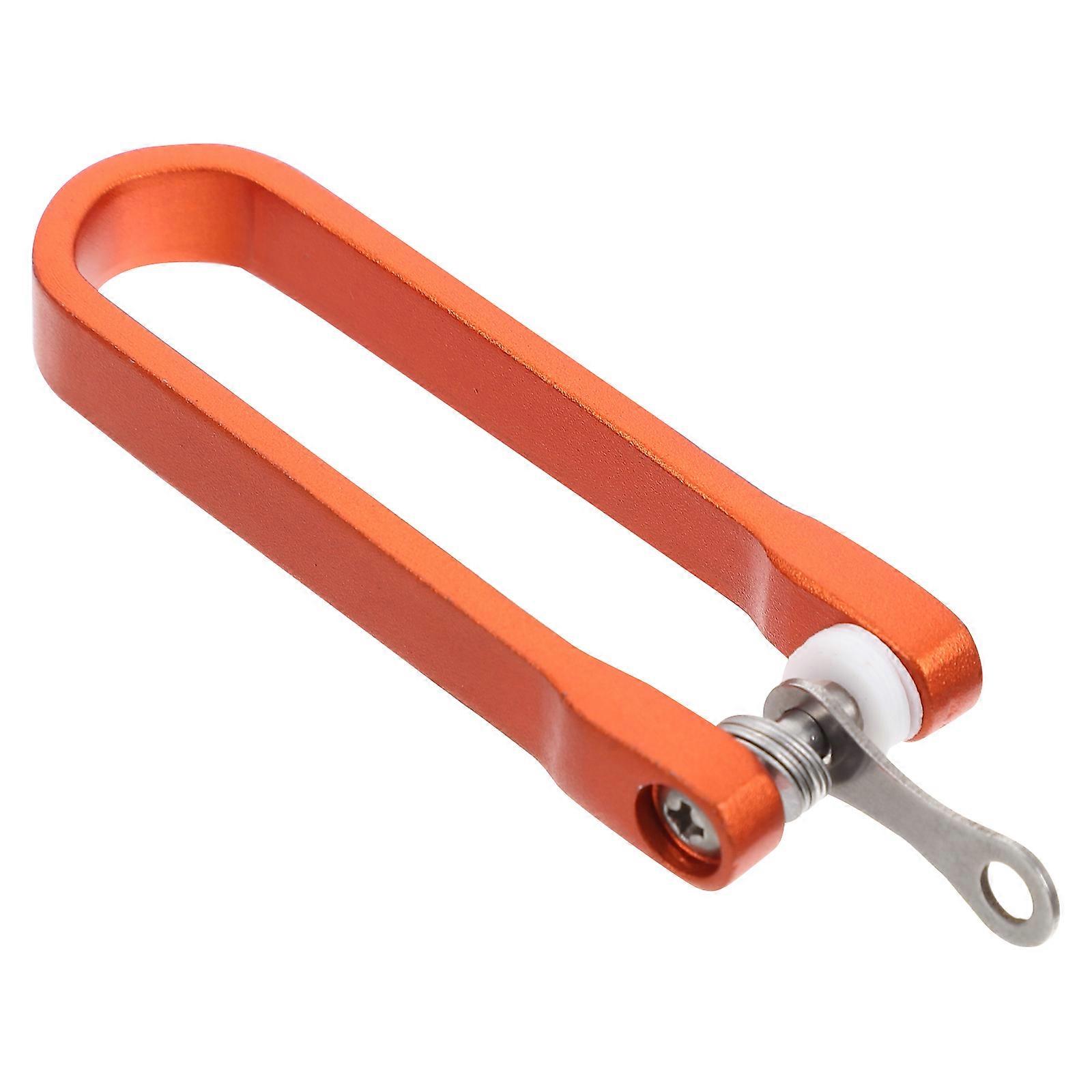 Key Hangars U-Shaped Key Clip Portable Key Holder For Everyday Use 2.5x7.5CM Orange 1Pack