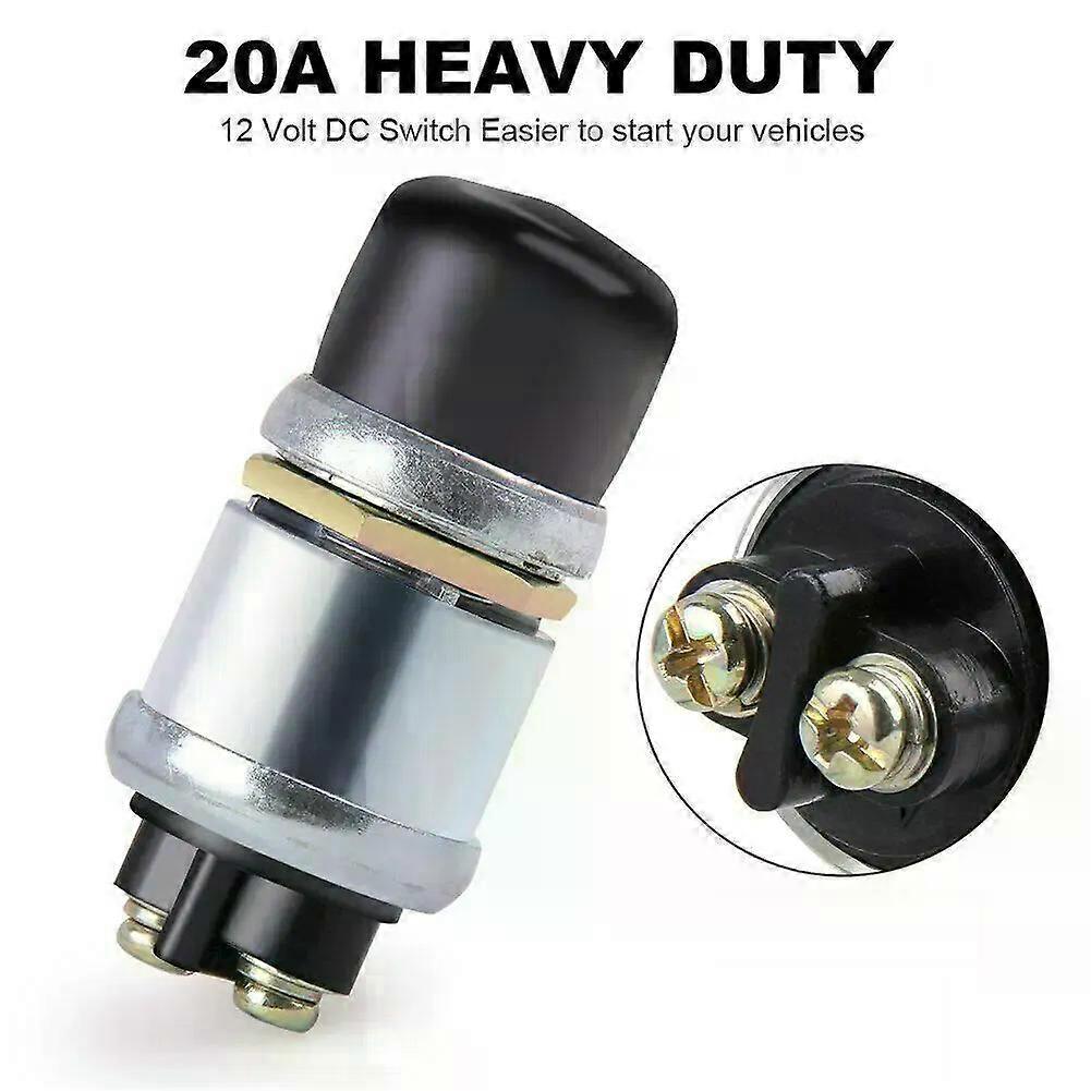 60A 12V DC Ignition Starter Switch Truck Engine Start Waterproof Push Boat Starter Horn Replacement Button Car Switch