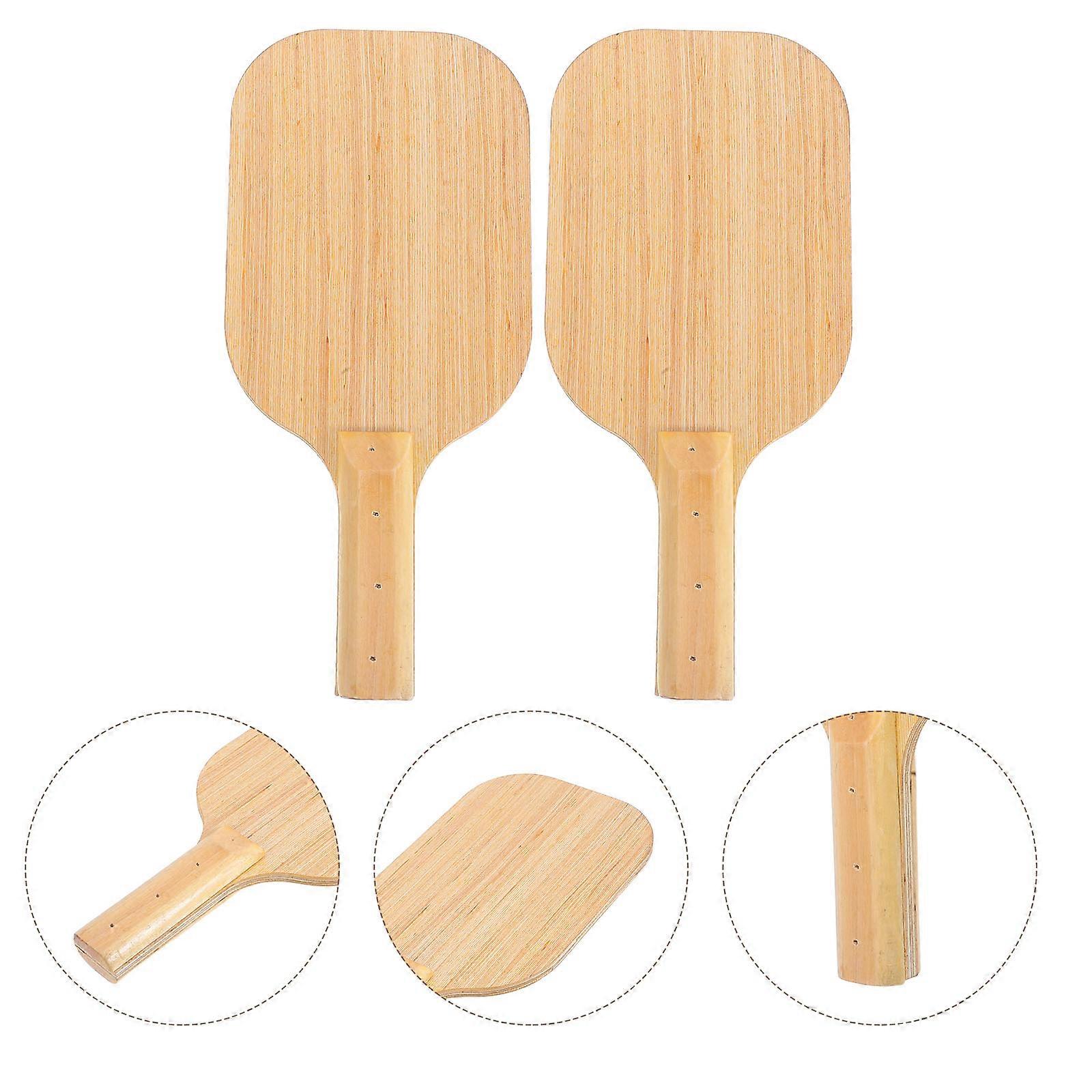 Blind Table Tennis Paddle Wood for Playing Use 3Pcs Comfortable Grip