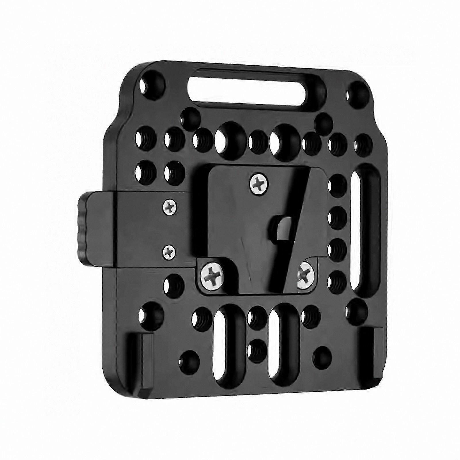Camera Quick Release Plate with V Mount Battery Attachment for Professional Photography and FS7 Equipment Red