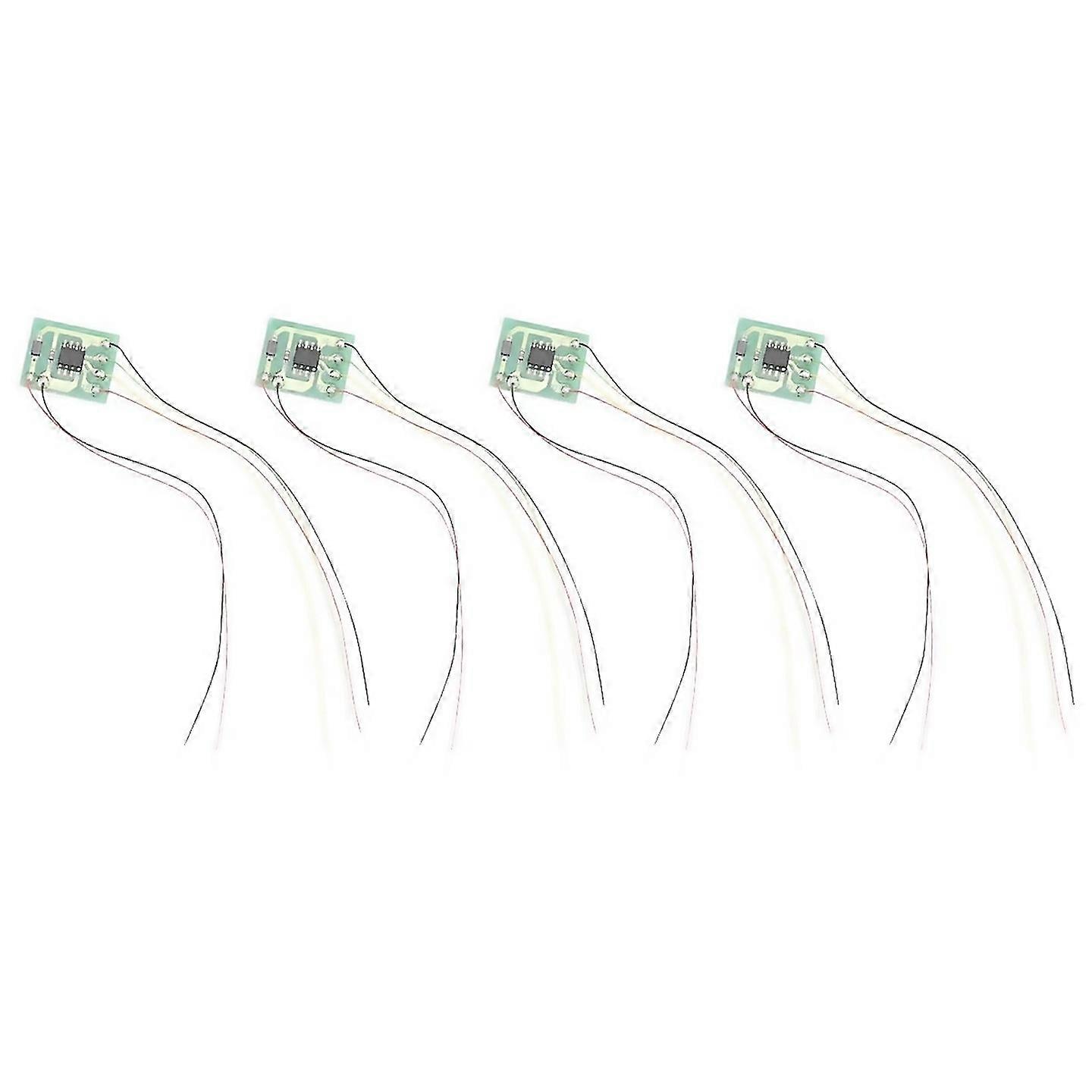 For 4pcs Diy Scale Construction Sand Table Model Circuit Board Traffic Light Signal Model Ho Scale